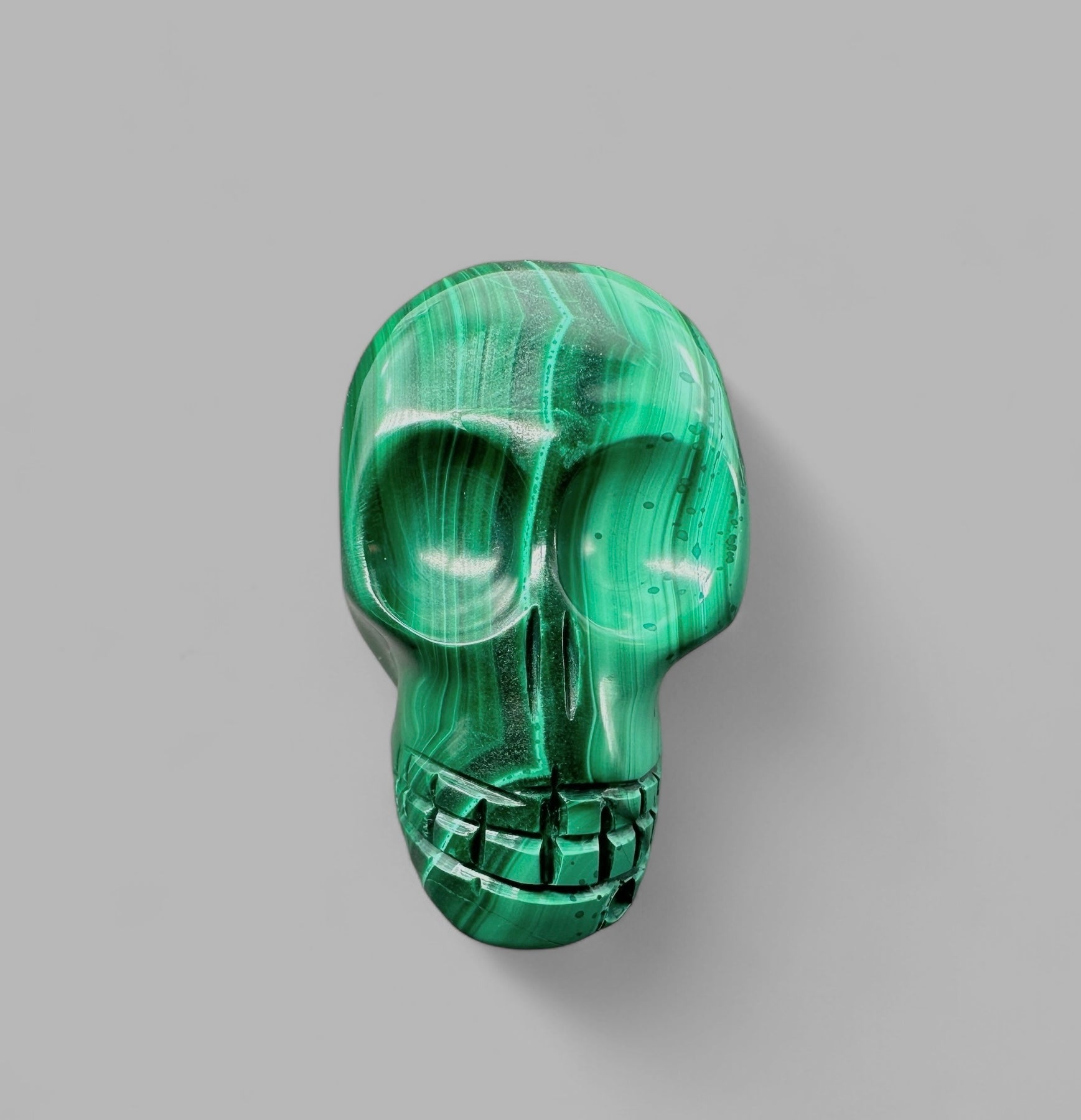 Malachite skull - MZ014