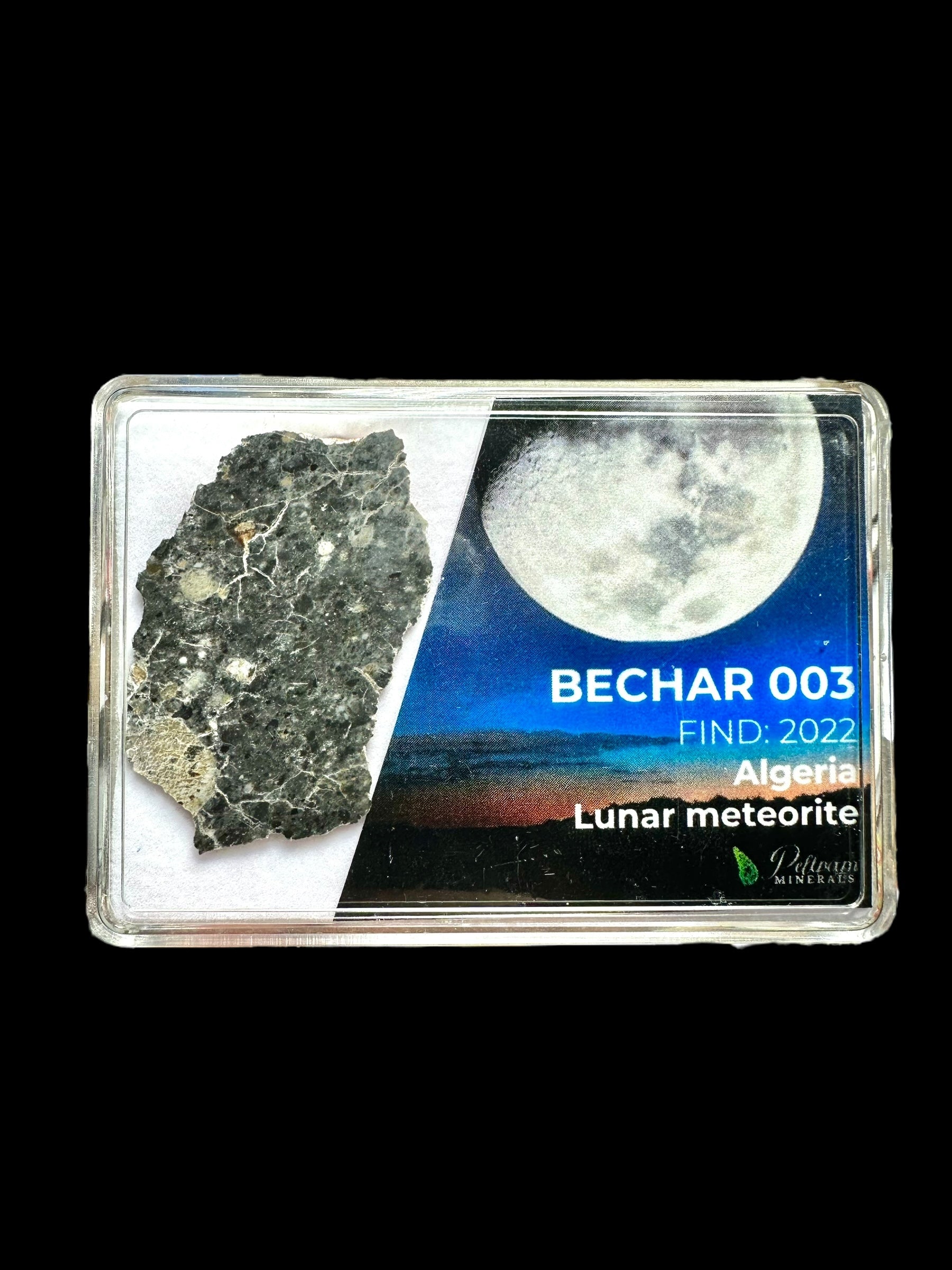 Lunar meteorite Bechar 003 – 9,6g – Algeria
