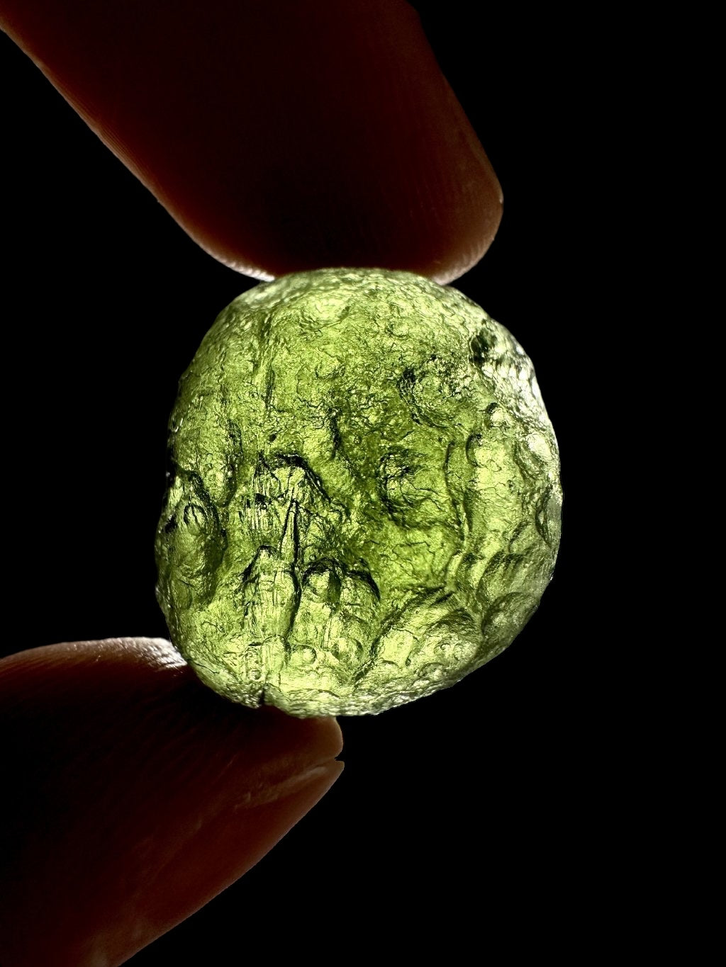 Moldavite – Vrabce – Kroclov – 5,2g - V2329