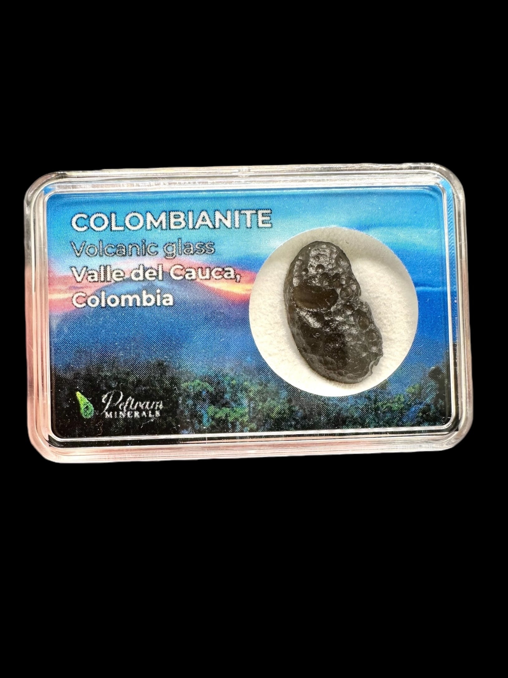 Colombianite in box 1,9g – Valle del Cauca, Colombia
