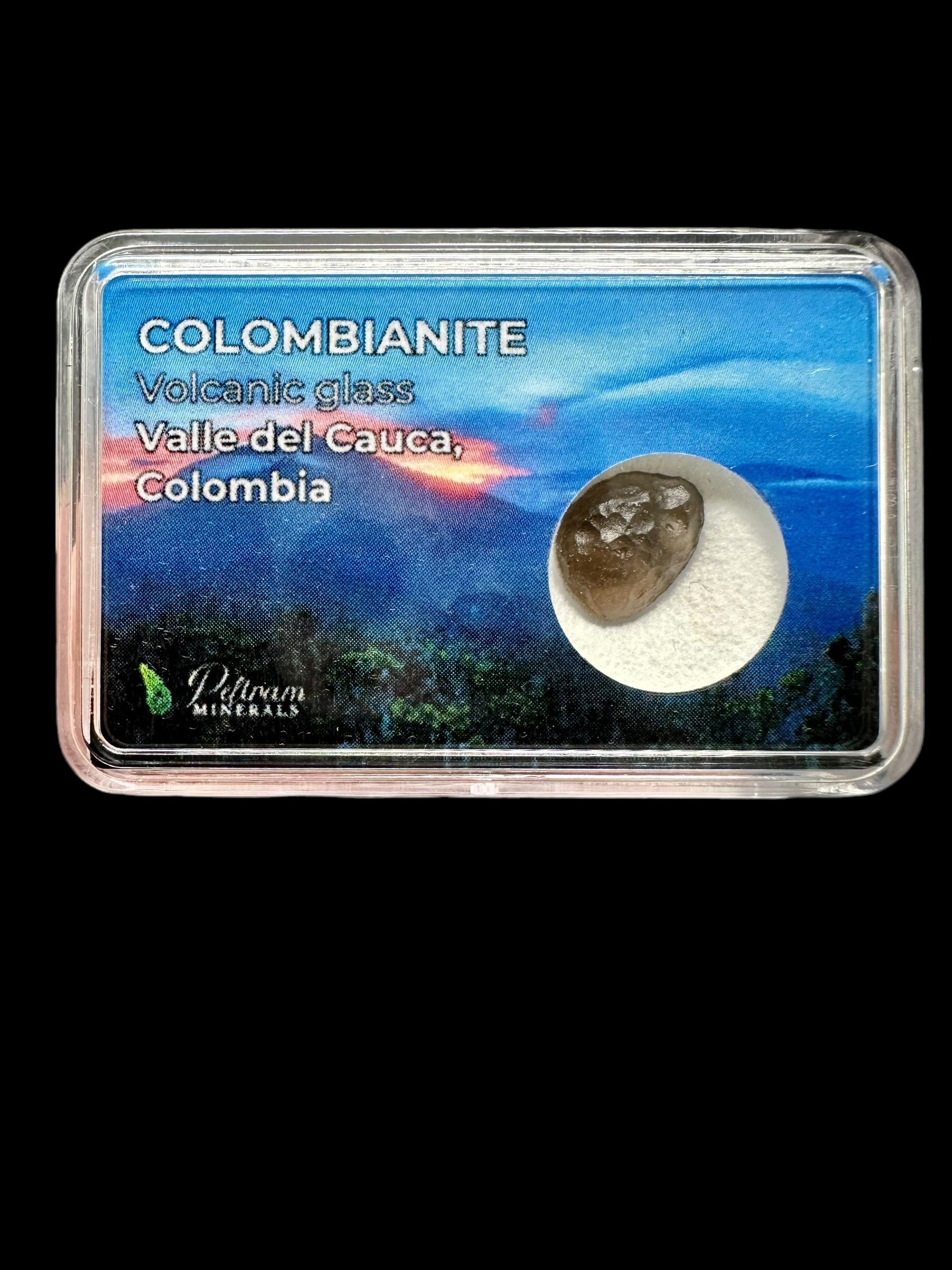 Colombianite in box 0,6g – Valle del Cauca, Colombia
