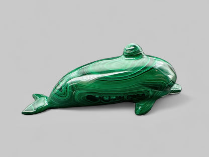 Animale in Malachite – Delfino – MZ029