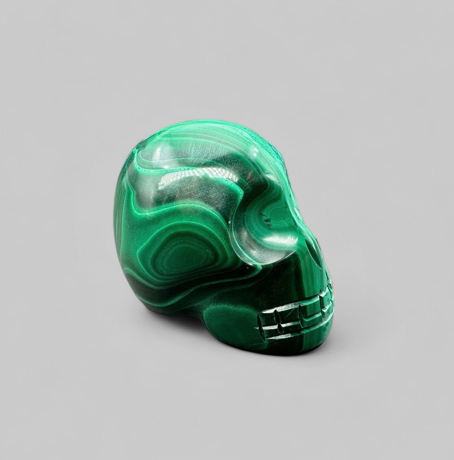 Malachite skull - MZ031