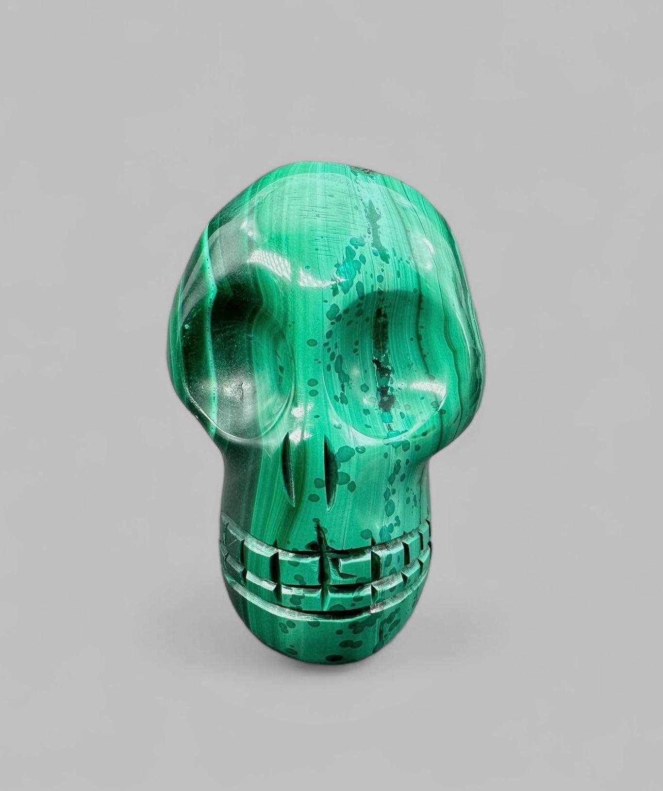 Malachite skull - MZ031