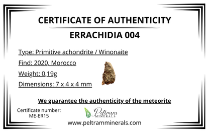 Meteorite Errachidia 004 – Morocco – MEER15