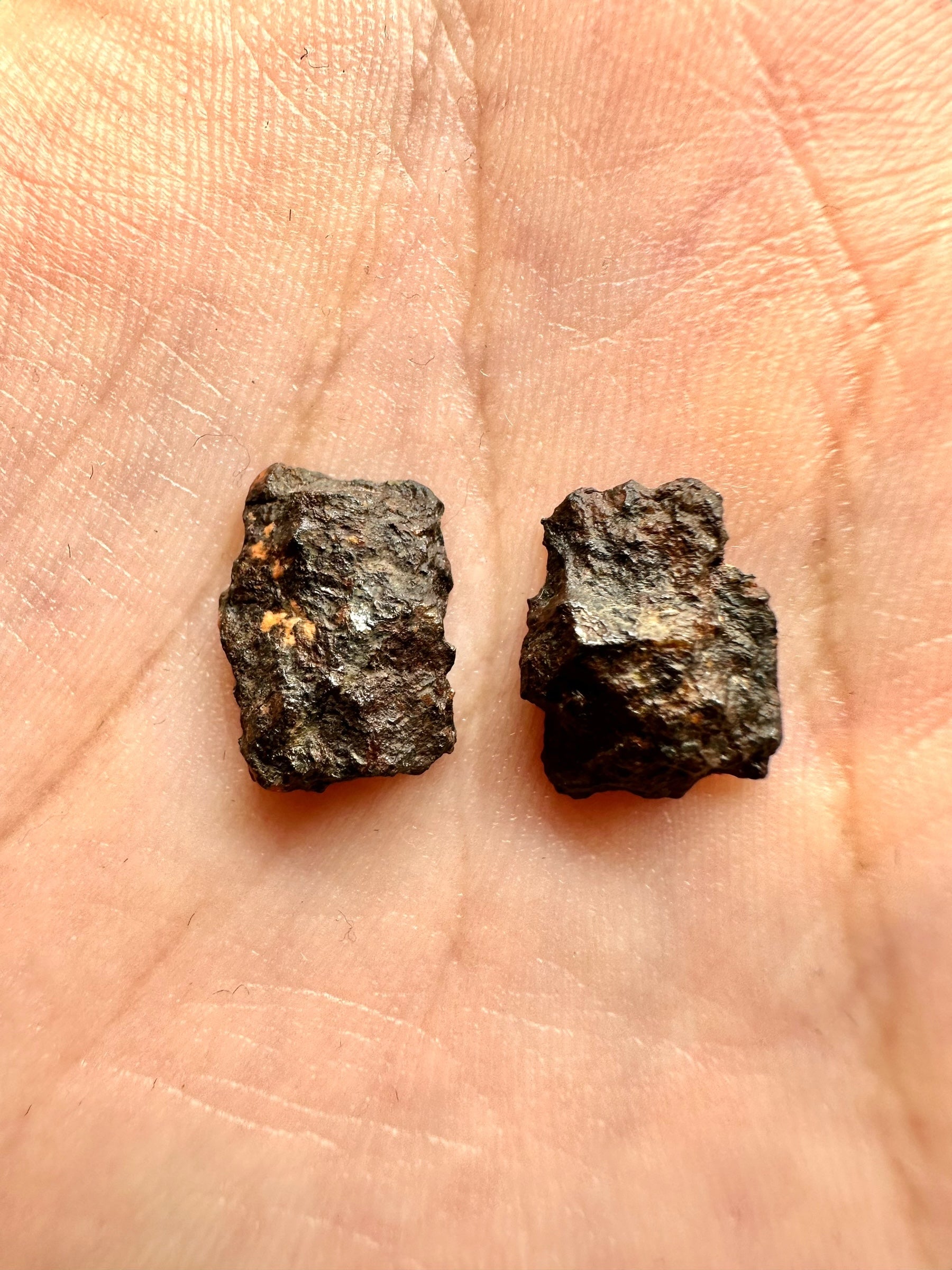 Meteorite Errachidia 004 (pair) 1,68g – Morocco - MEER22