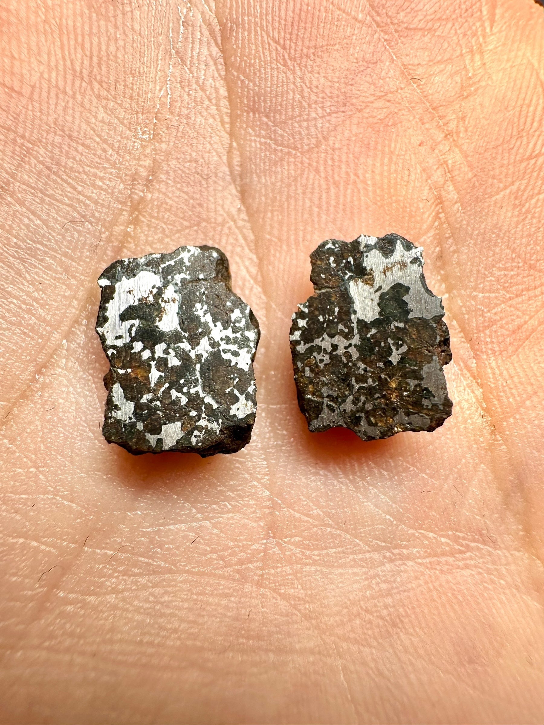 Meteorite Errachidia 004 (pair) 1,68g – Morocco - MEER22