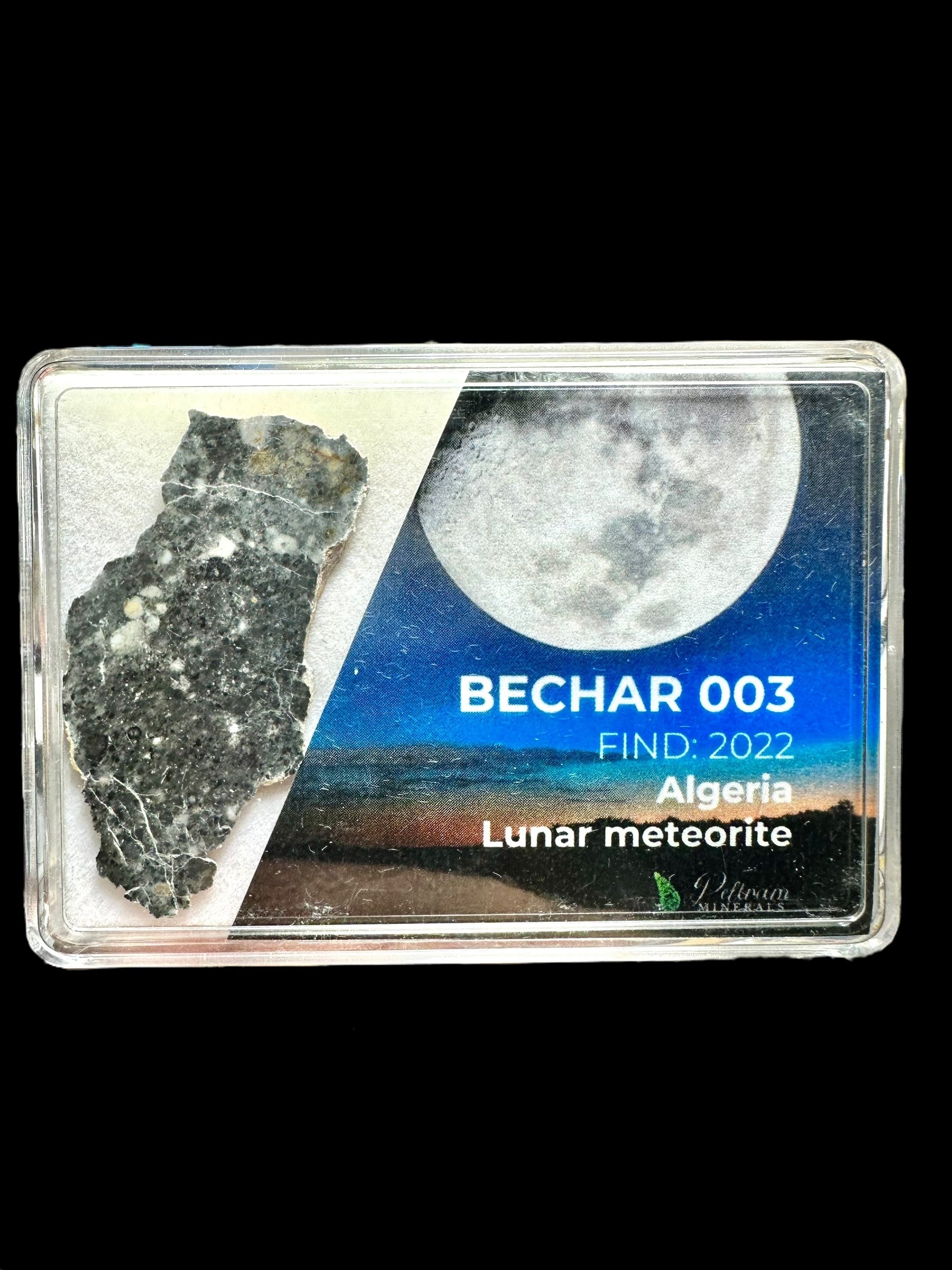 Lunar meteorite Bechar 003 – 7,6g – Algeria