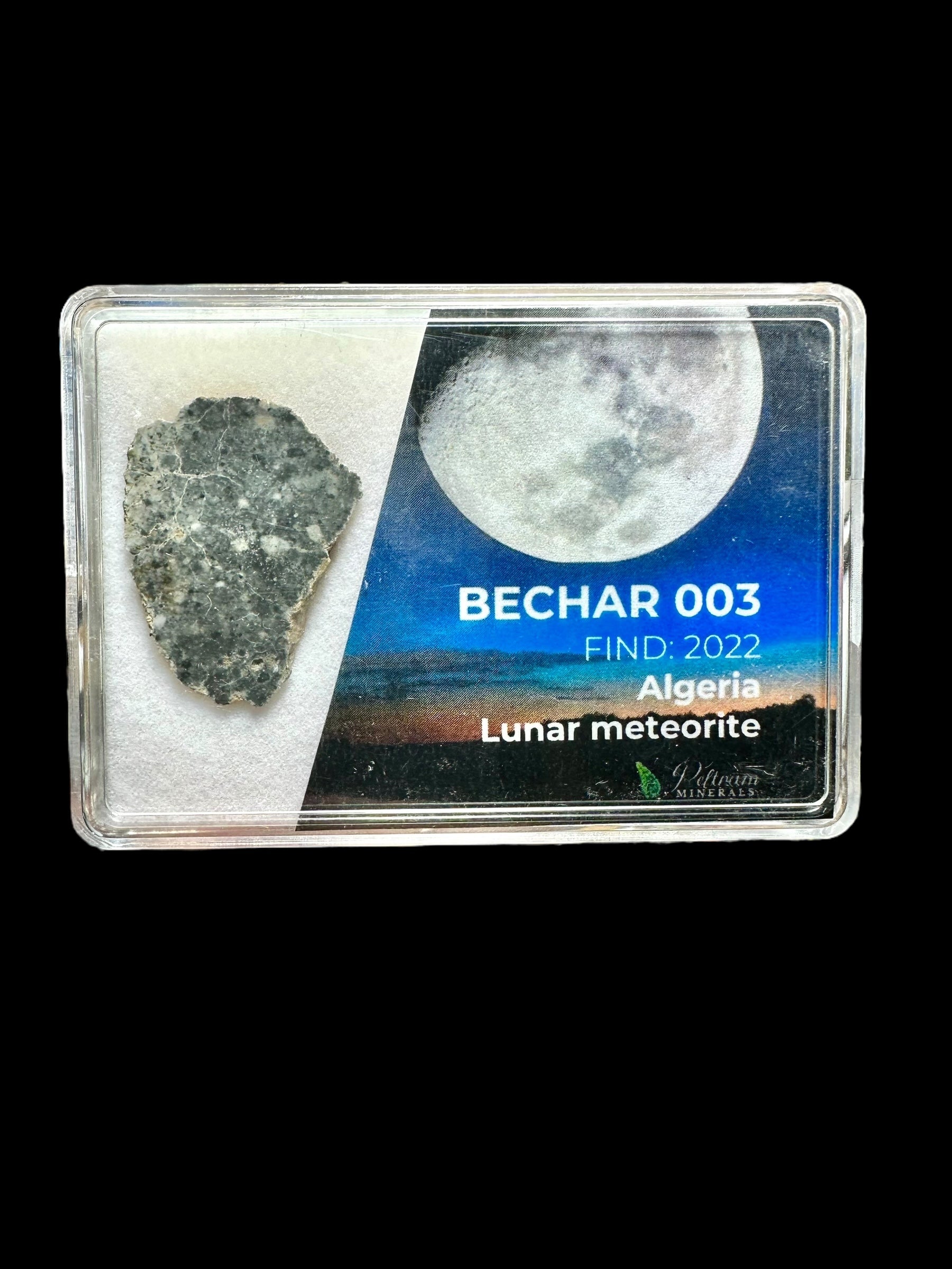 Lunar meteorite Bechar 003 – 4,56g – Algeria