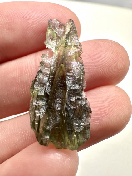 Moldavite Grezza – Vrabce – Kroclov – 1,8g - V278