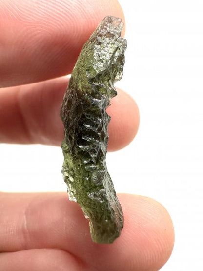 Moldavite Grezza – Vrabce – Kroclov – 2,1g - V279