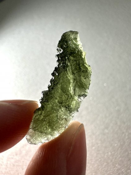 Moldavite Grezza – Vrabce – Kroclov – 2,1g - V279