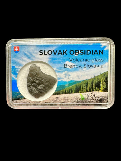 Ossidiana in box – Brehov, Slovakia – OB069