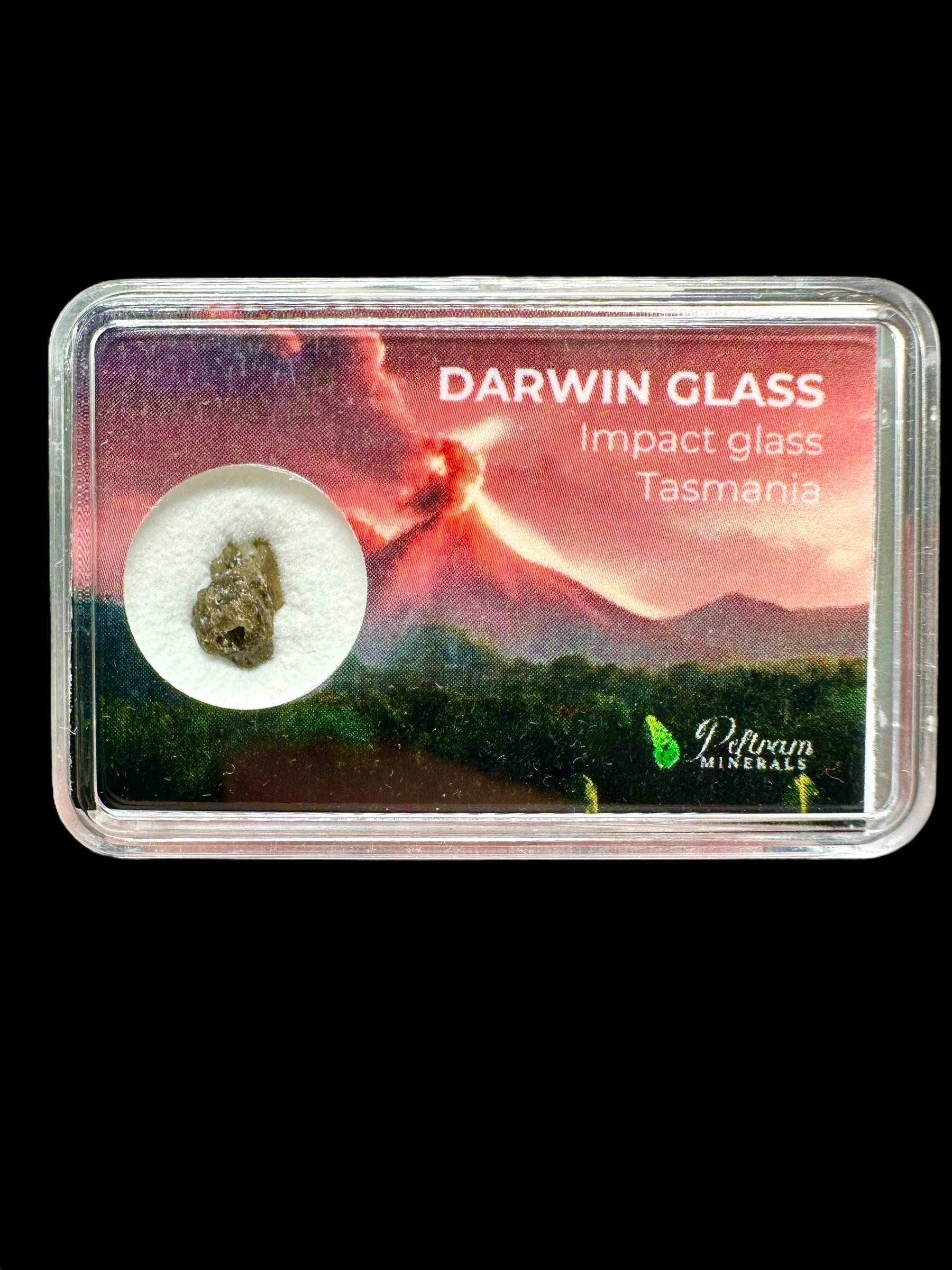 Darwin glass in box 0,1g – Queenstown, Tasmania