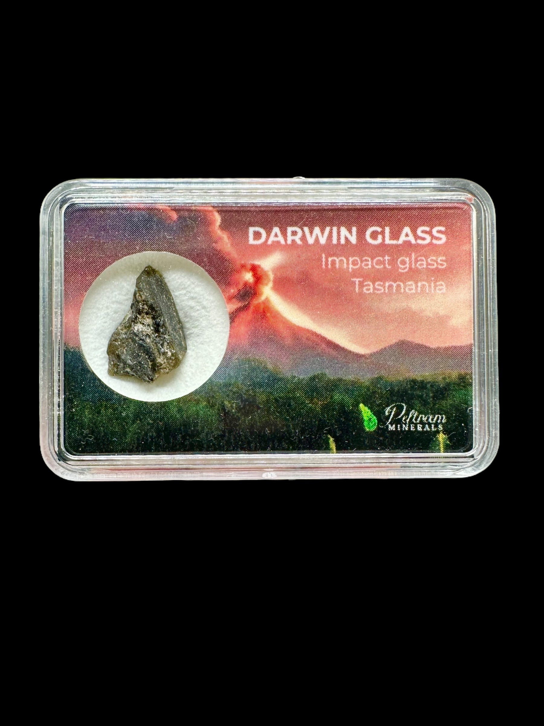 Darwin glass in box – Queenstown, Tasmania – DW024