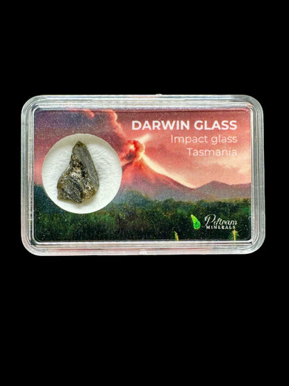 Darwin glass in box – Queenstown, Tasmania – DW024