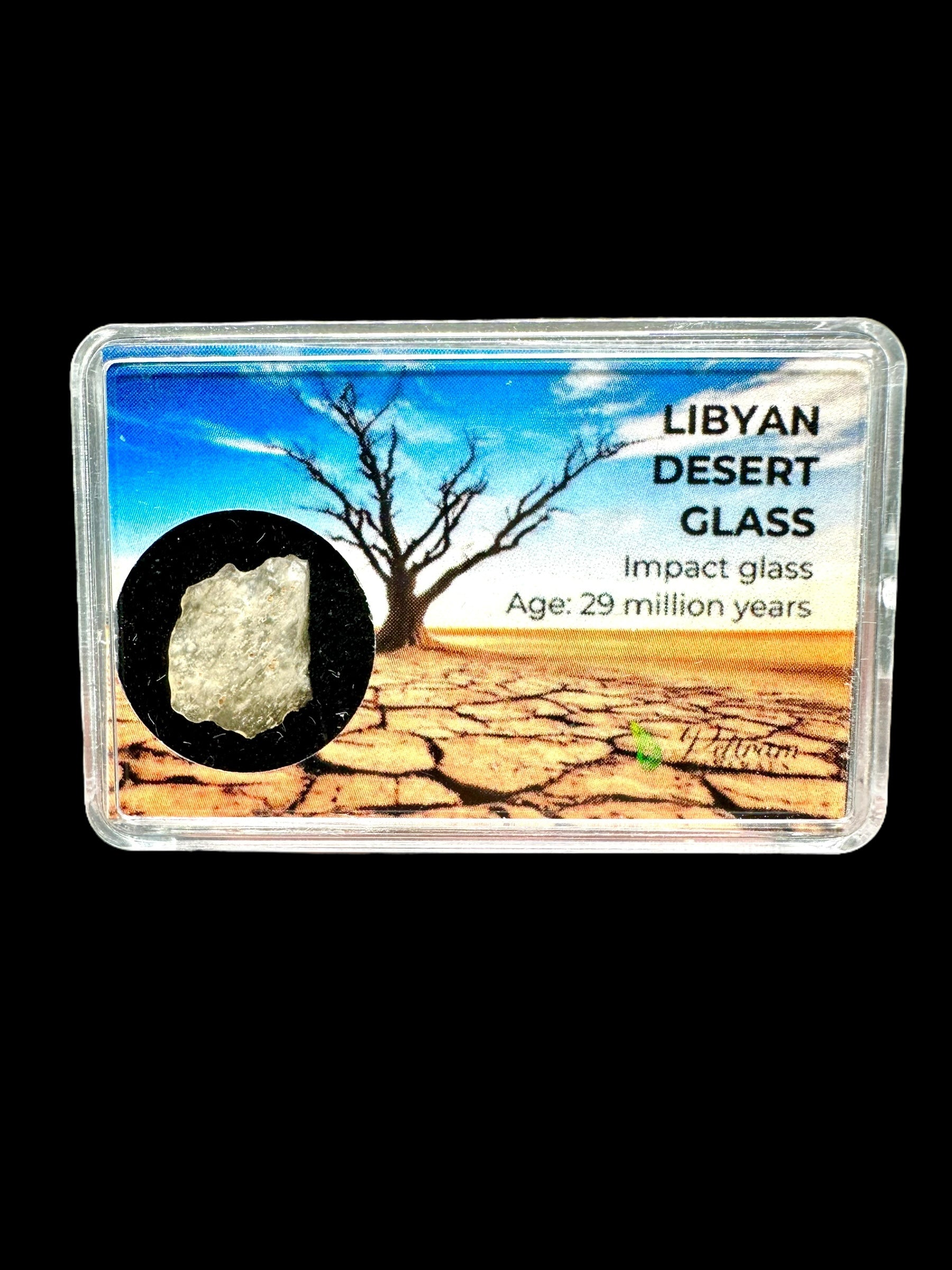 Libyan desert glass in box