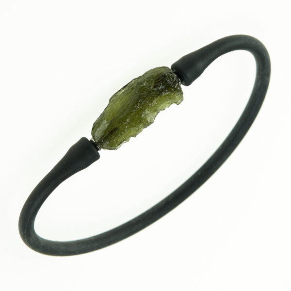 Bracciale con moldavite 1904