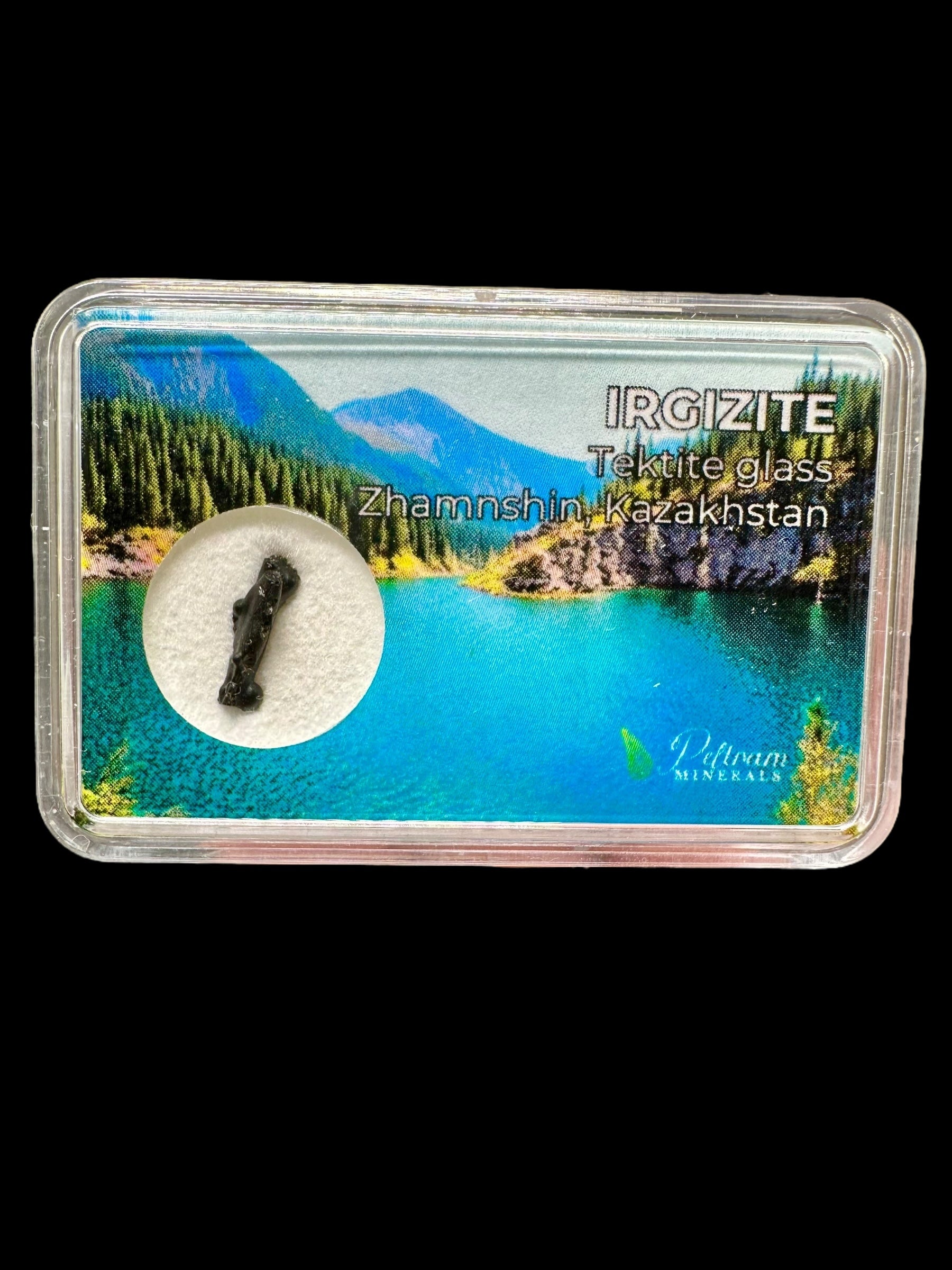 Irgizite in box 0,12g – Zhamanshin, Kazakhstan