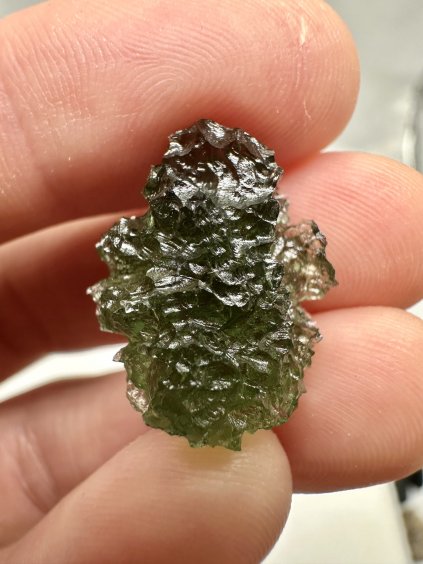 Moldavite Grezza – Maly Chlum – 2,6g - V033