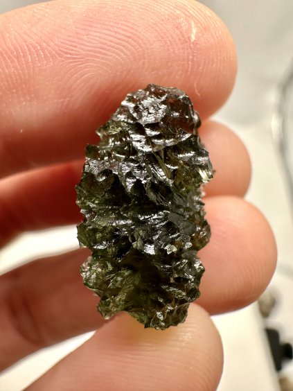 Moldavite Grezza – Maly Chlum – 2,6g - V033