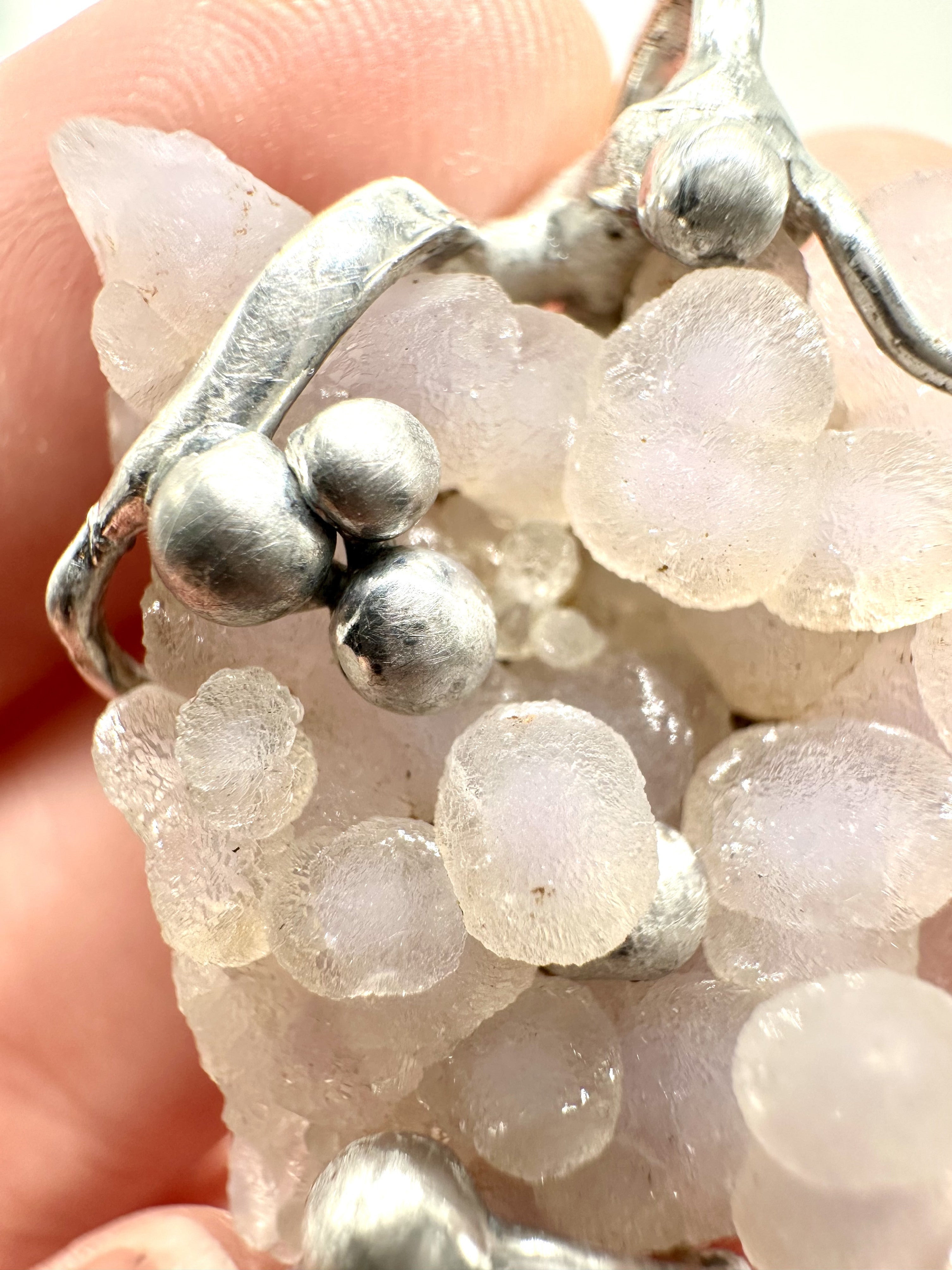 Grape chalcedony pendant - P/HCH2