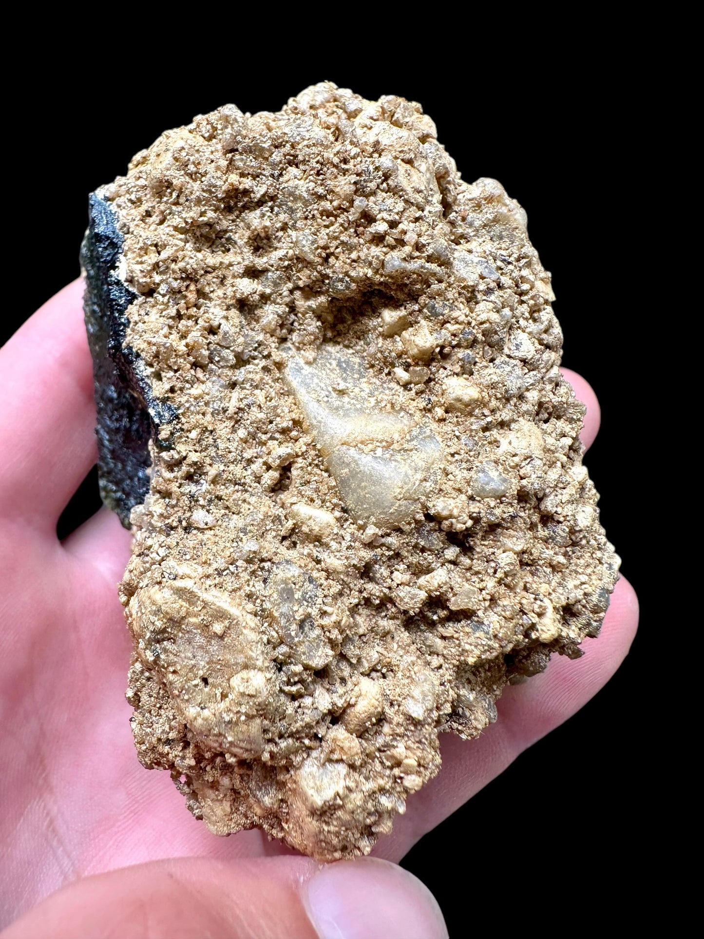 Moldavite in the sediment – Nechov