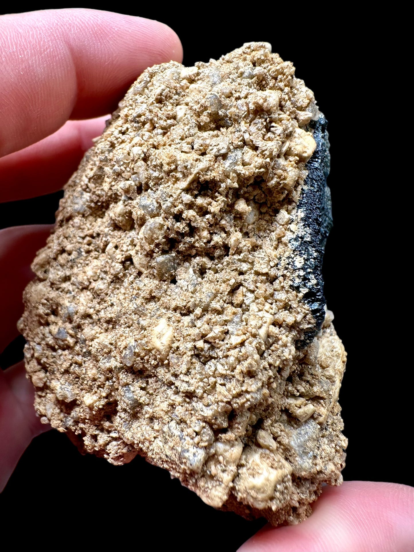 Moldavite in the sediment – Nechov
