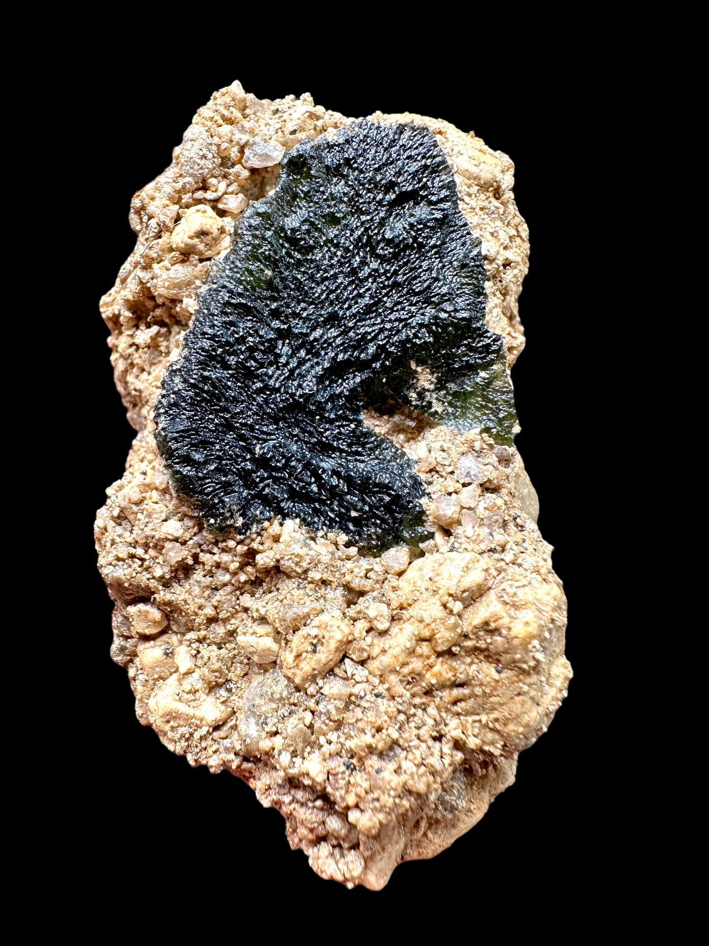 Moldavite in the sediment – Nechov