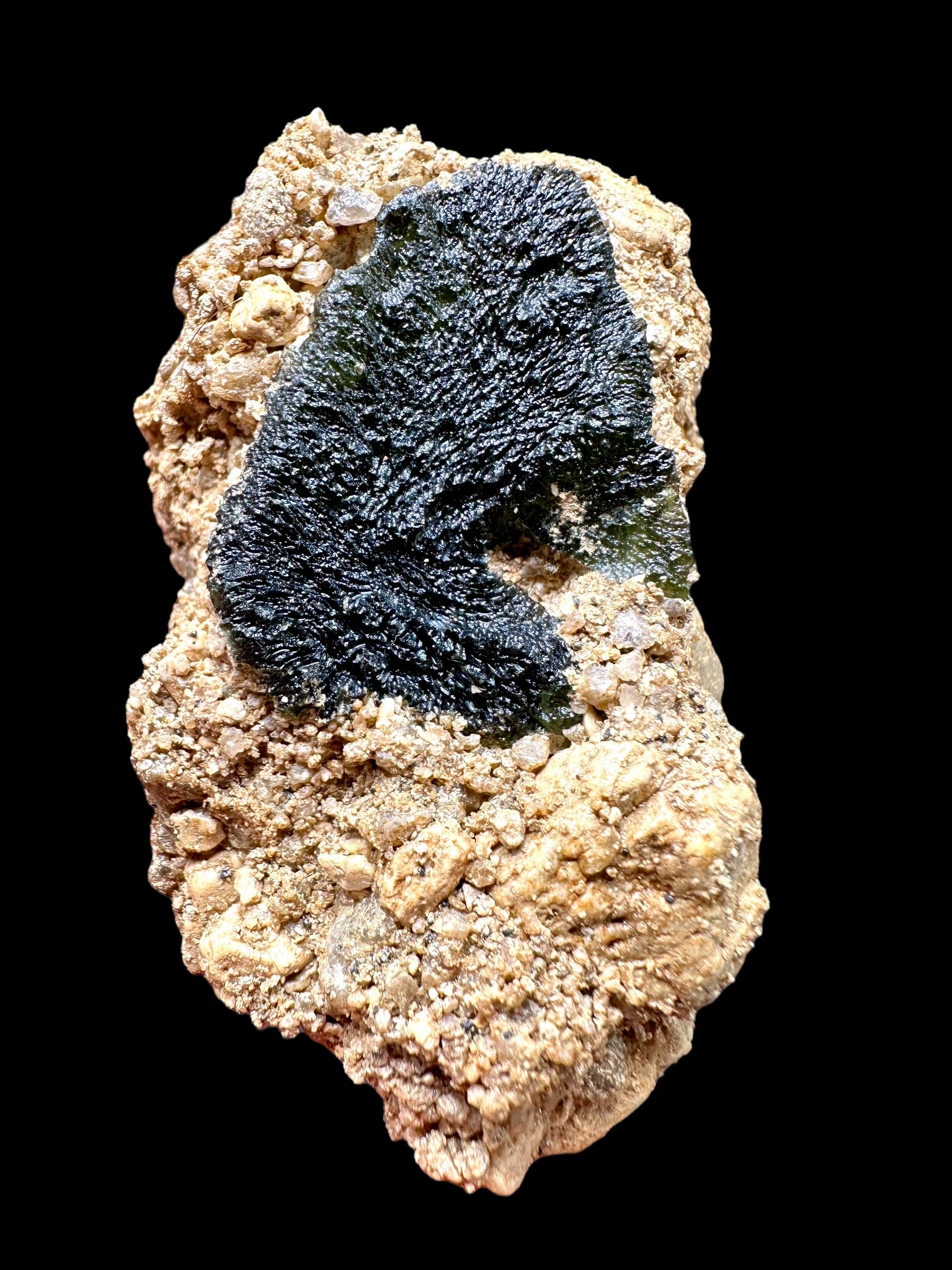Moldavite in the sediment – Nechov