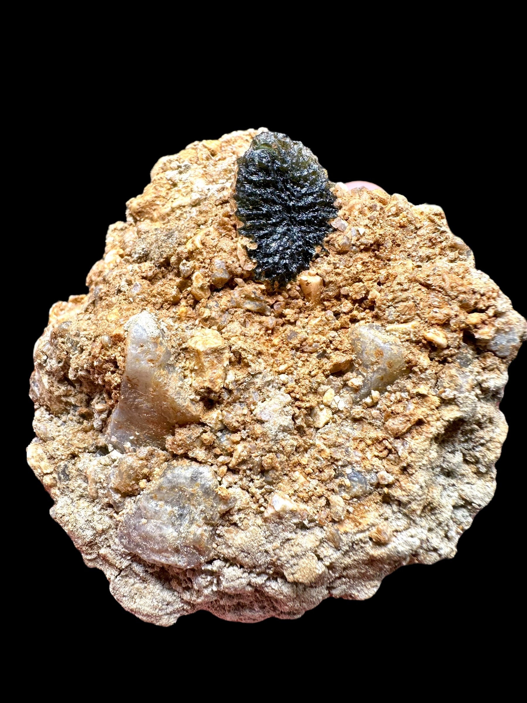 Moldavite in the sediment – Marouskovo pole