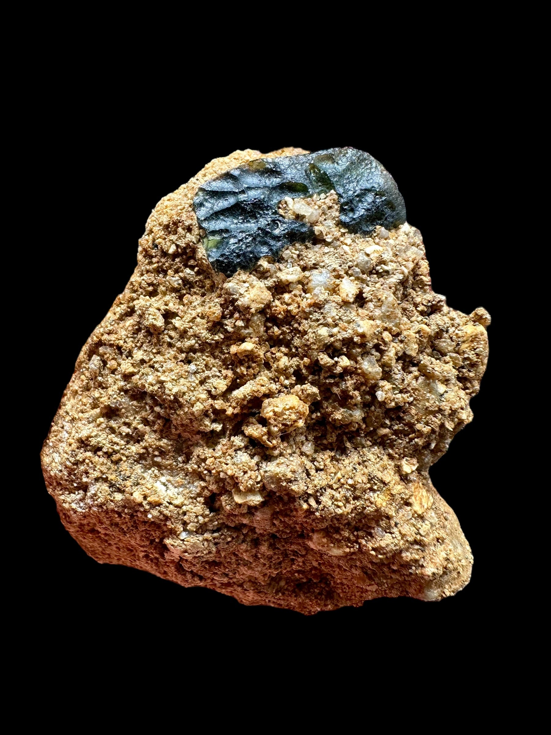 Moldavite in the sediment – Besednice – Stoh