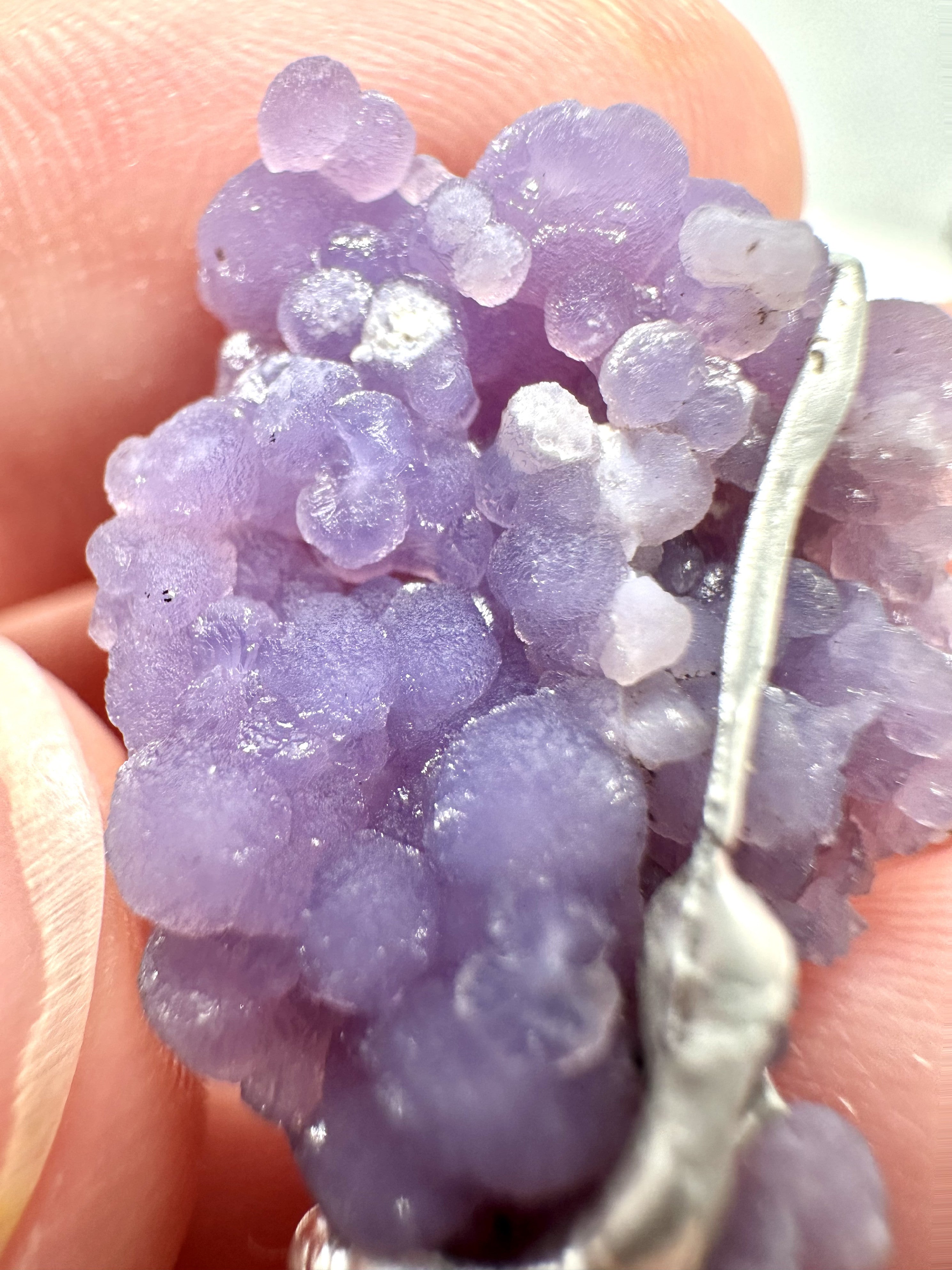 Grape chalcedony pendant - P/HCH5