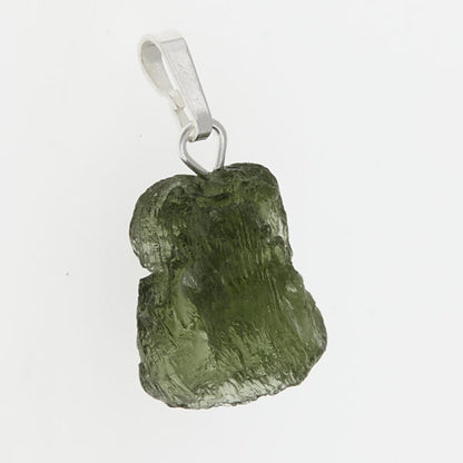 Pendente in argento con moldavite 1939