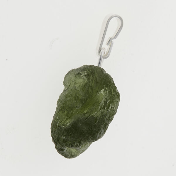 Pendente in argento con moldavite 1939