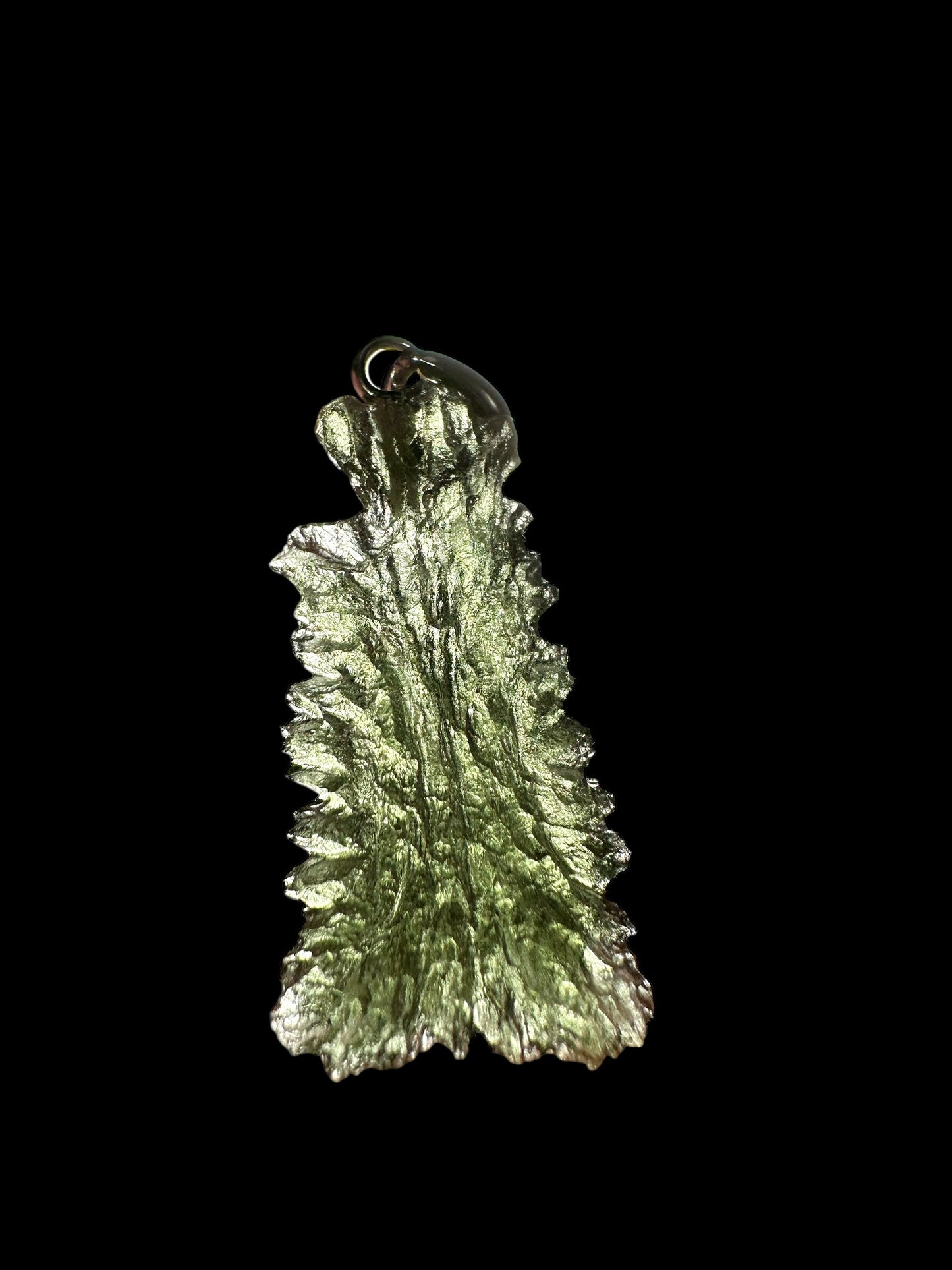 Pendente in argento con Moldavite – SP/V177