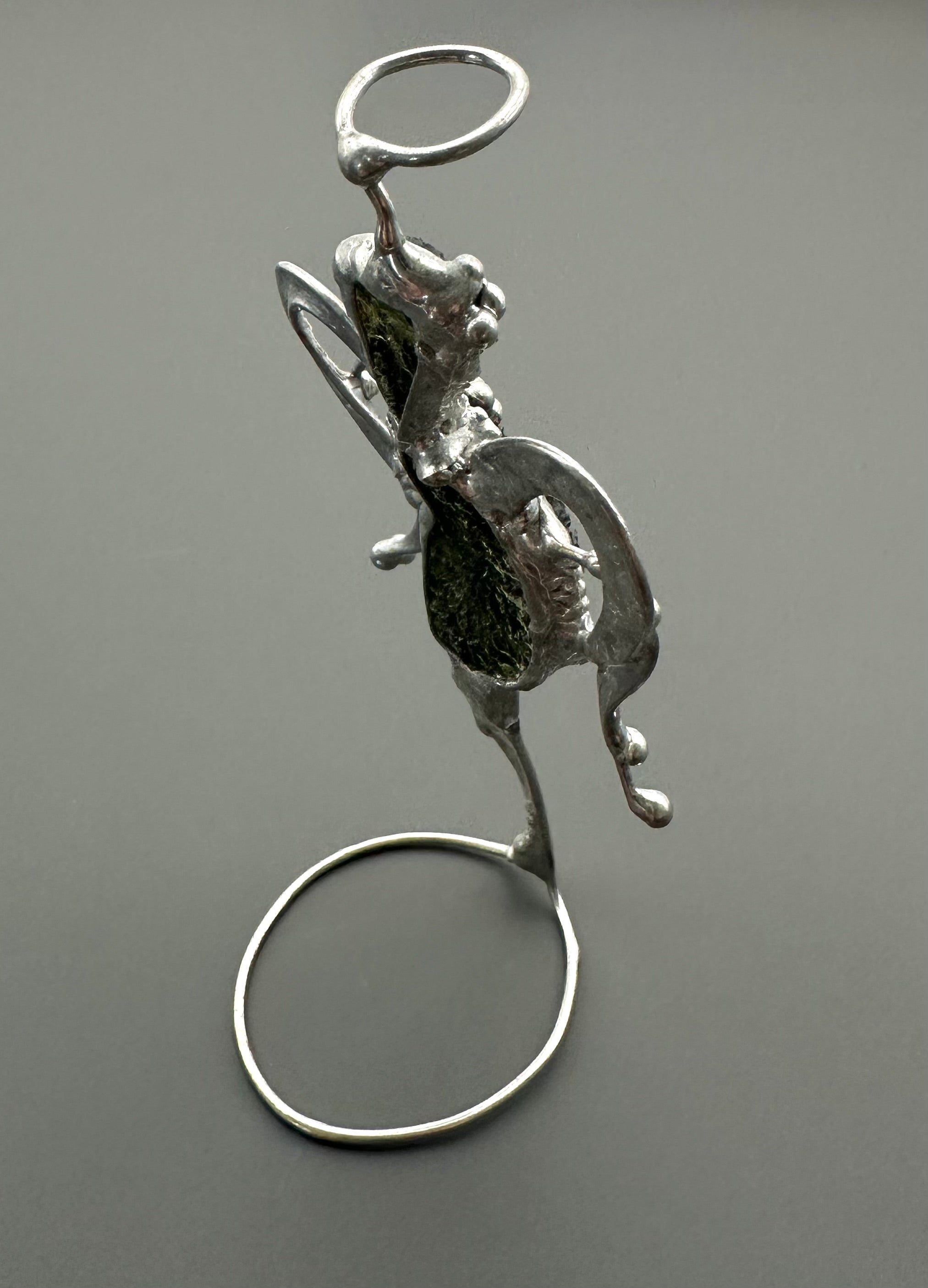 Angel with moldavites - AV002