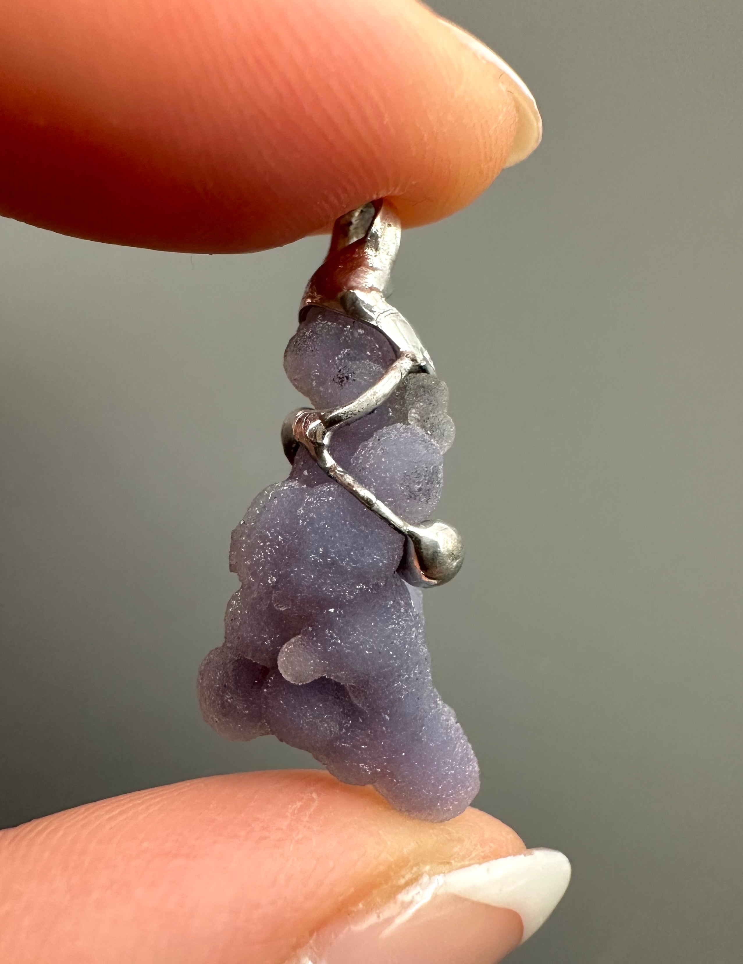 Grape chalcedony pendant - P/HCH60