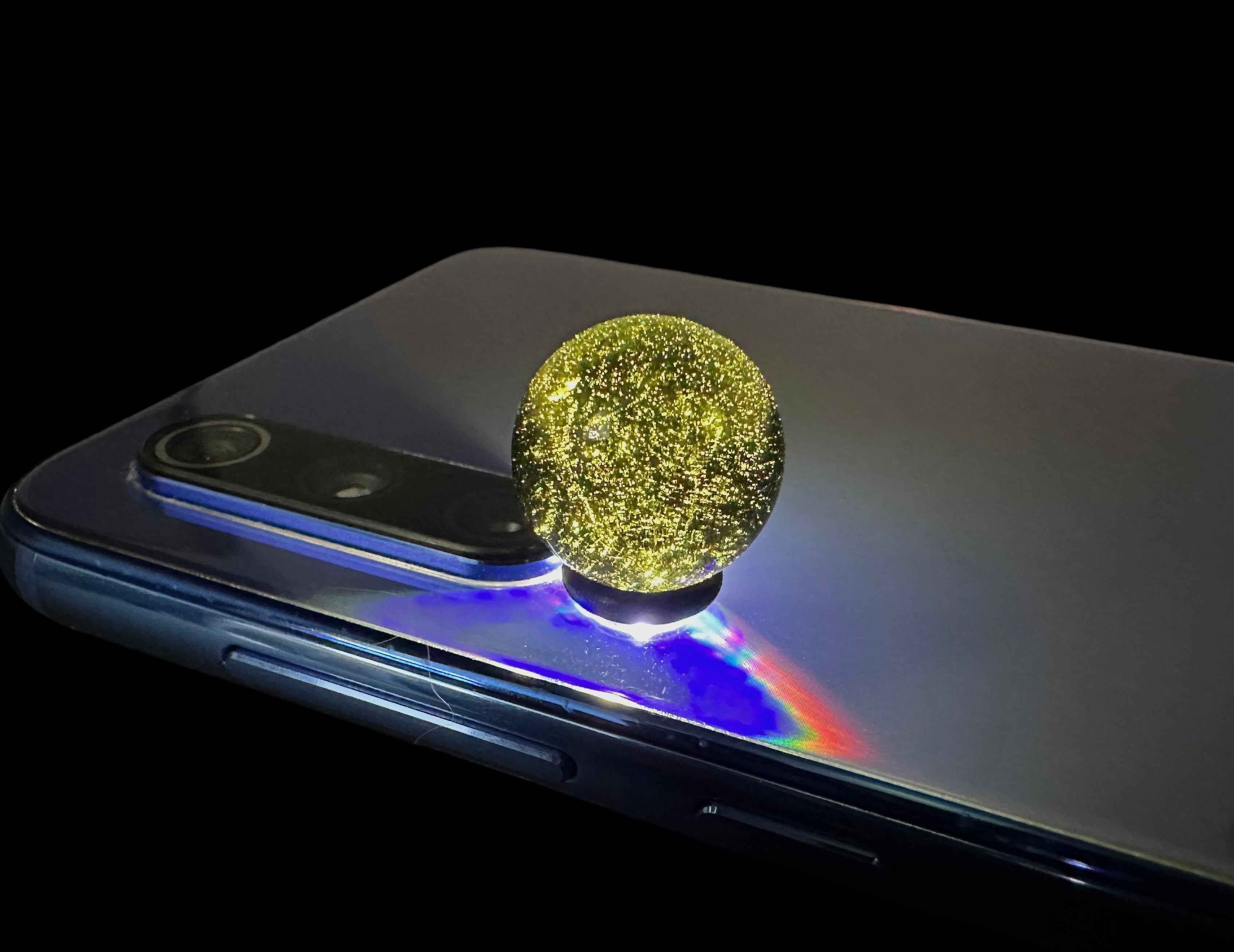 Moldavite faccettata 17,95ct – sphere - BV035