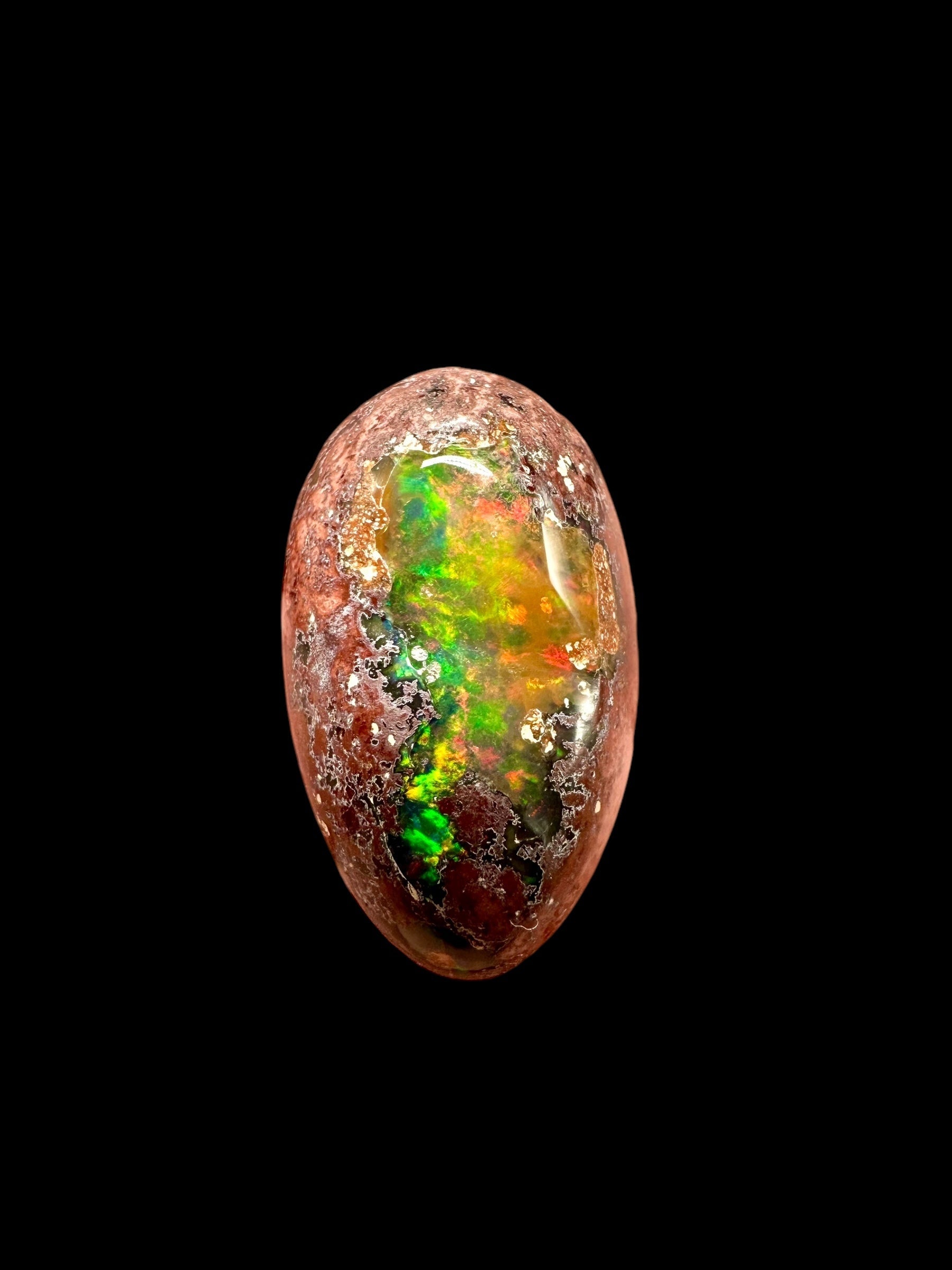 Fire opal – Cabochon – Queretaro, Mexico