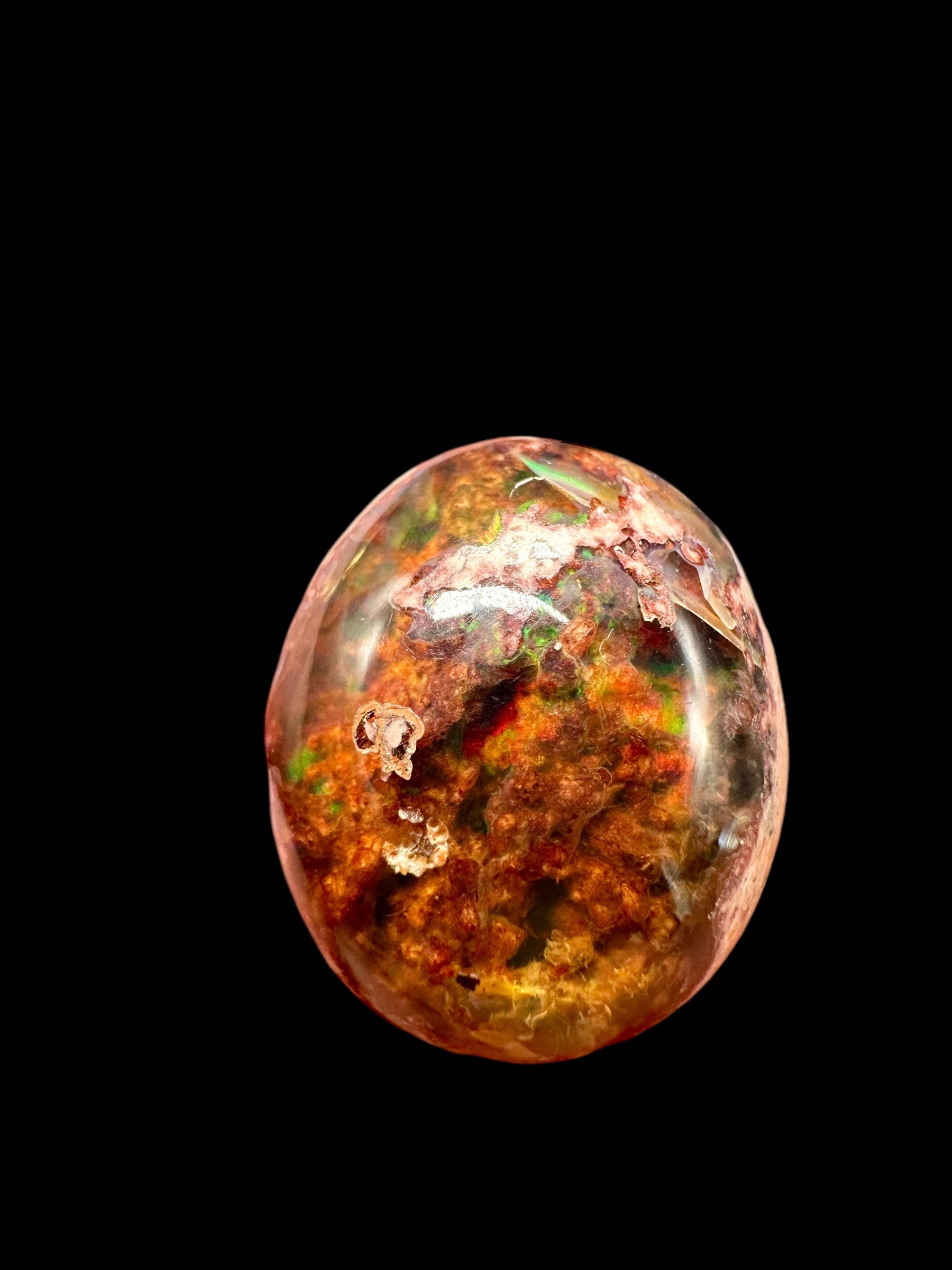 Fire opal – Cabochon – Queretaro, Mexico