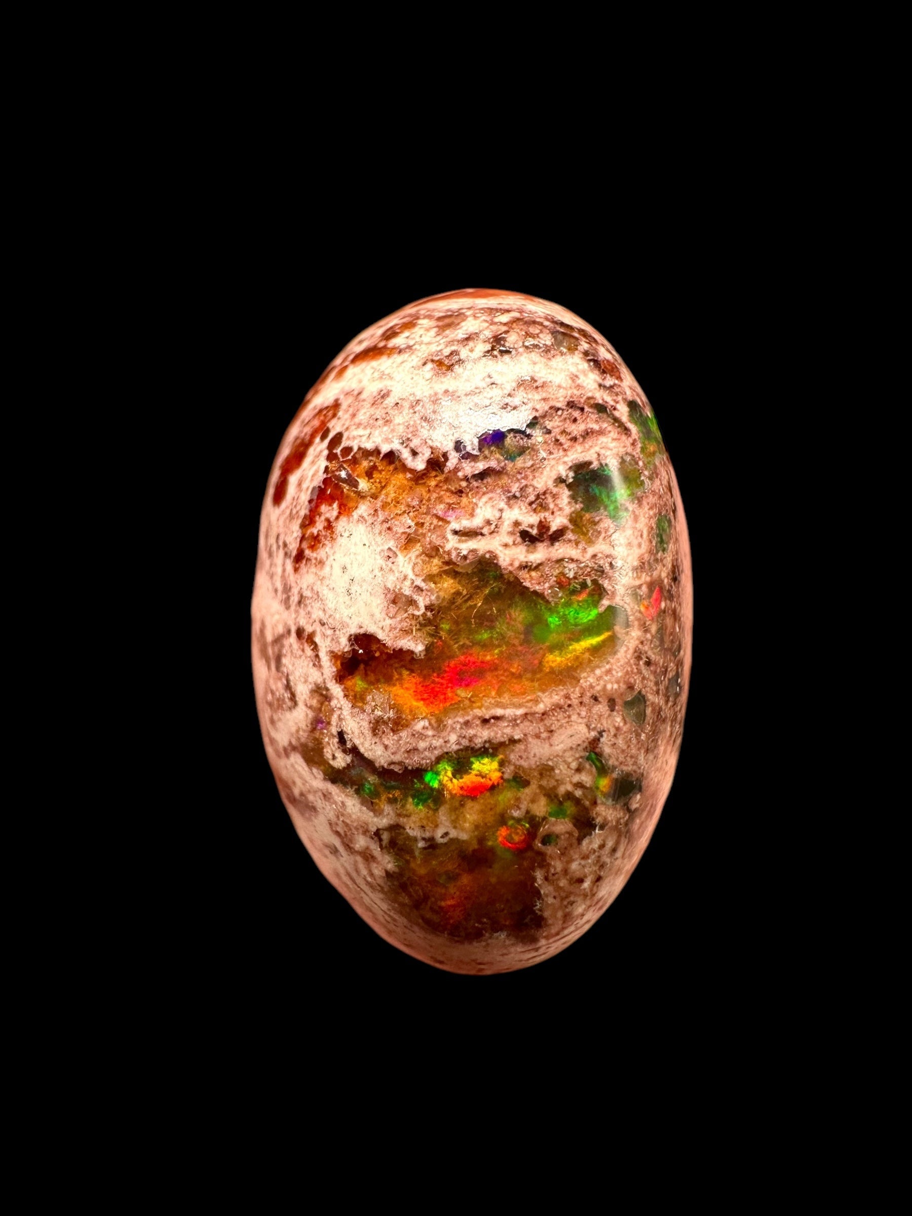 Fire opal – Cabochon – Queretaro, Mexico