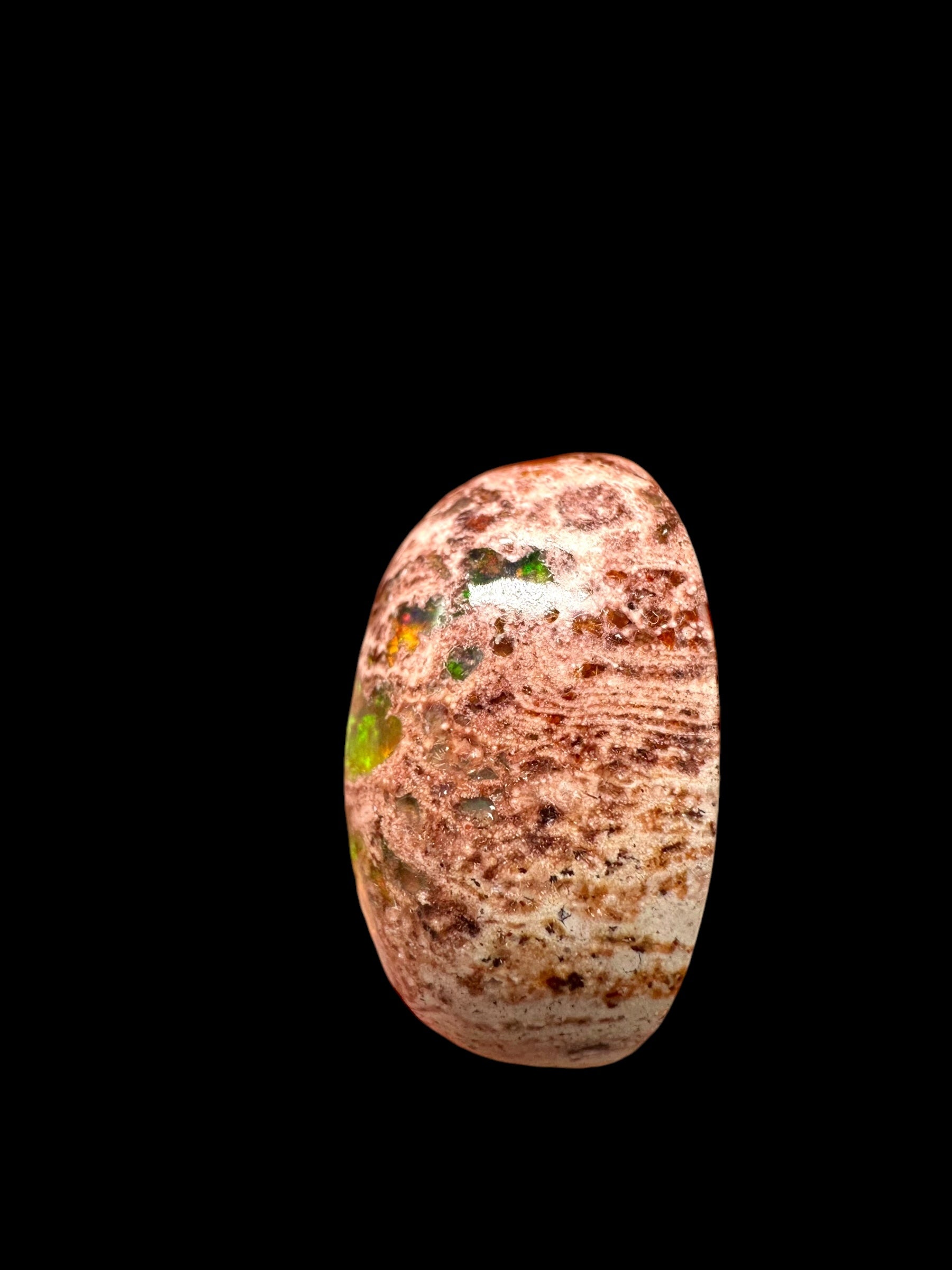 Fire opal – Cabochon – Queretaro, Mexico - OHK06