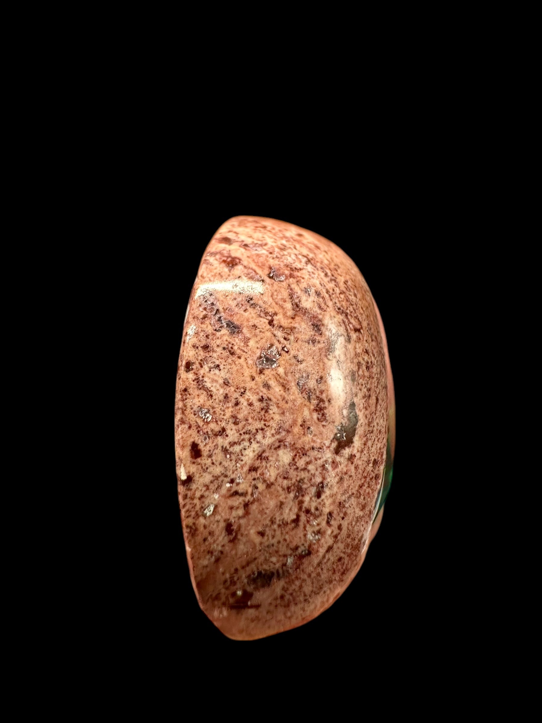 Fire opal – Cabochon – Queretaro, Mexico – Inclusion - OHK07