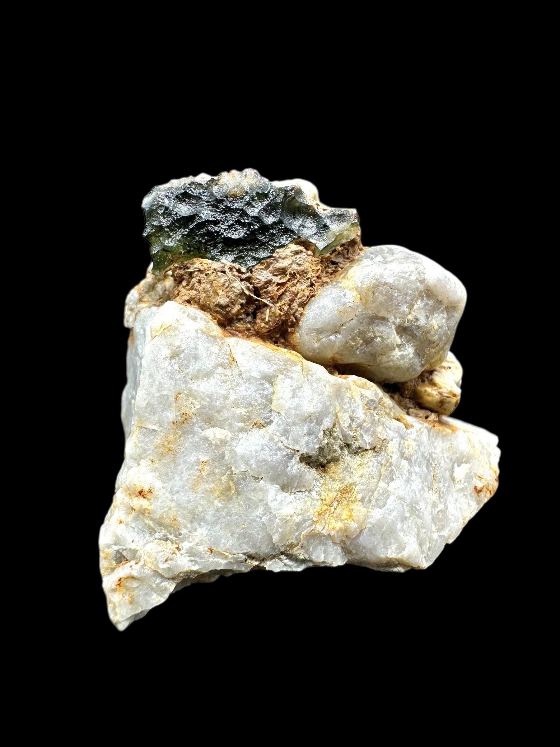 Moldavite in the sediment – Dolni Chrastany