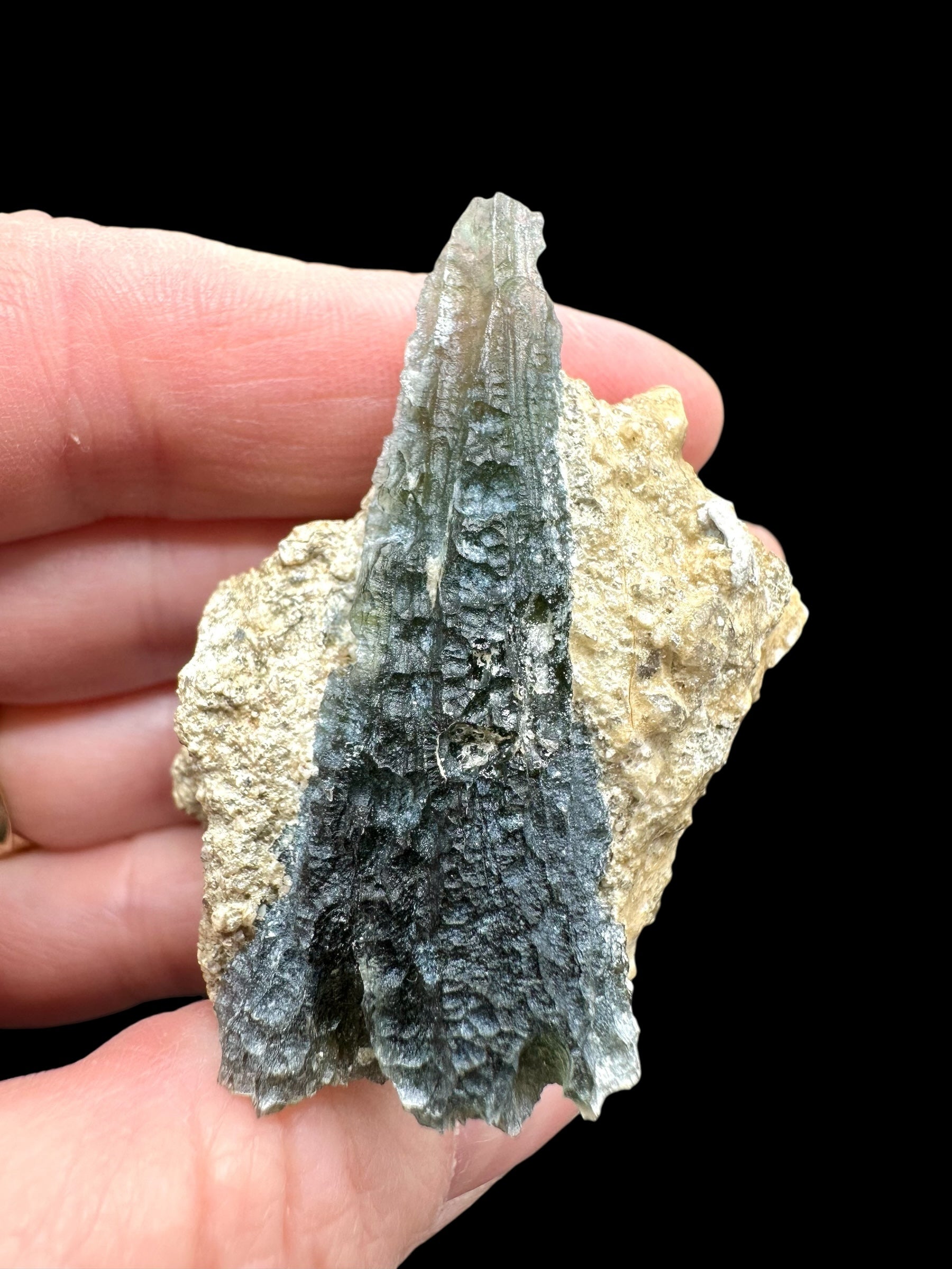 Moldavite in the sediment – Besednice Sever