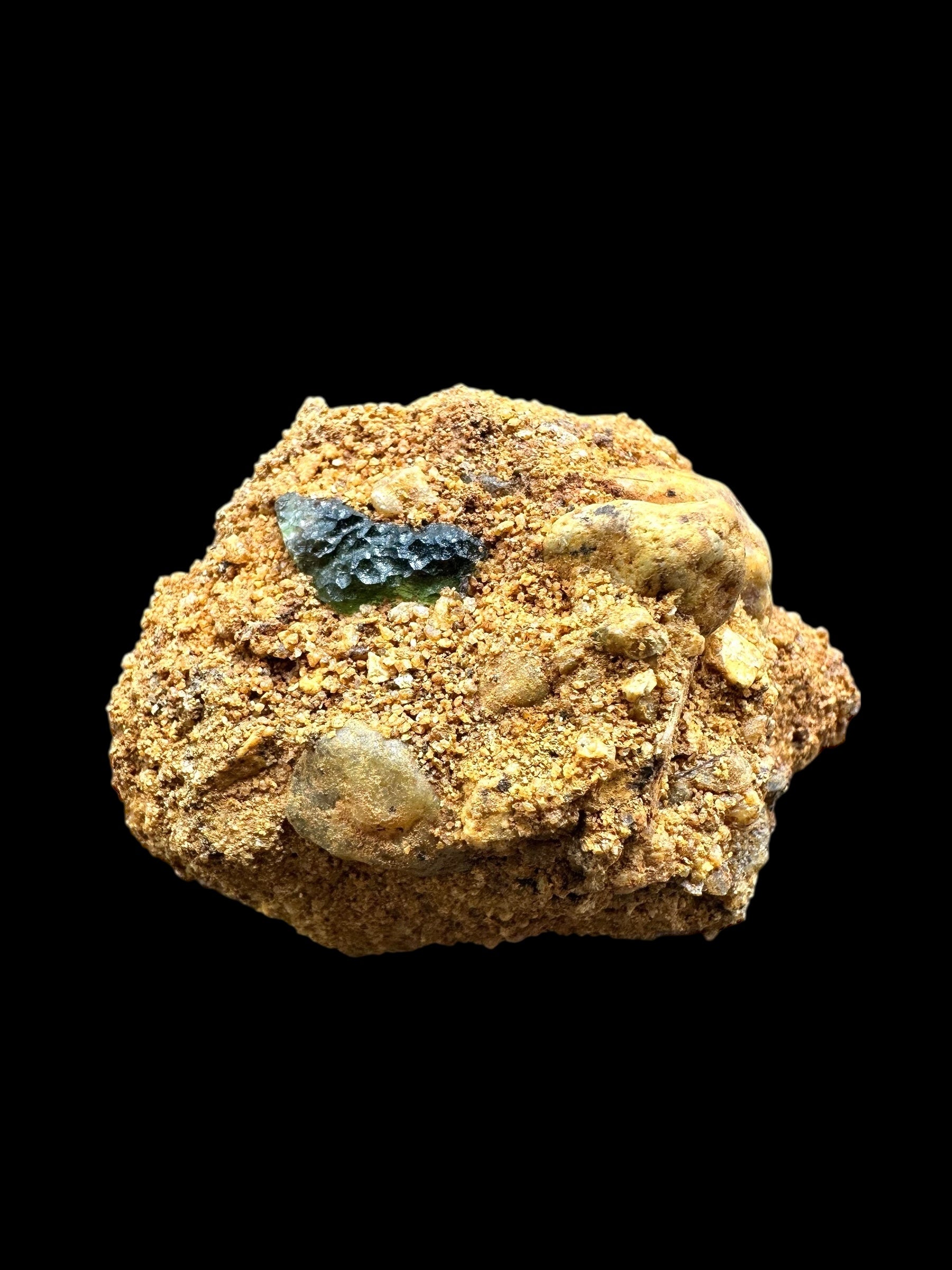 Moldavite in the sediment – Nesmen