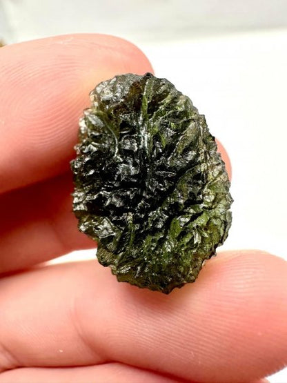 Moldavite Grezza – Nesmen – Prasecak – 5,6g - V090