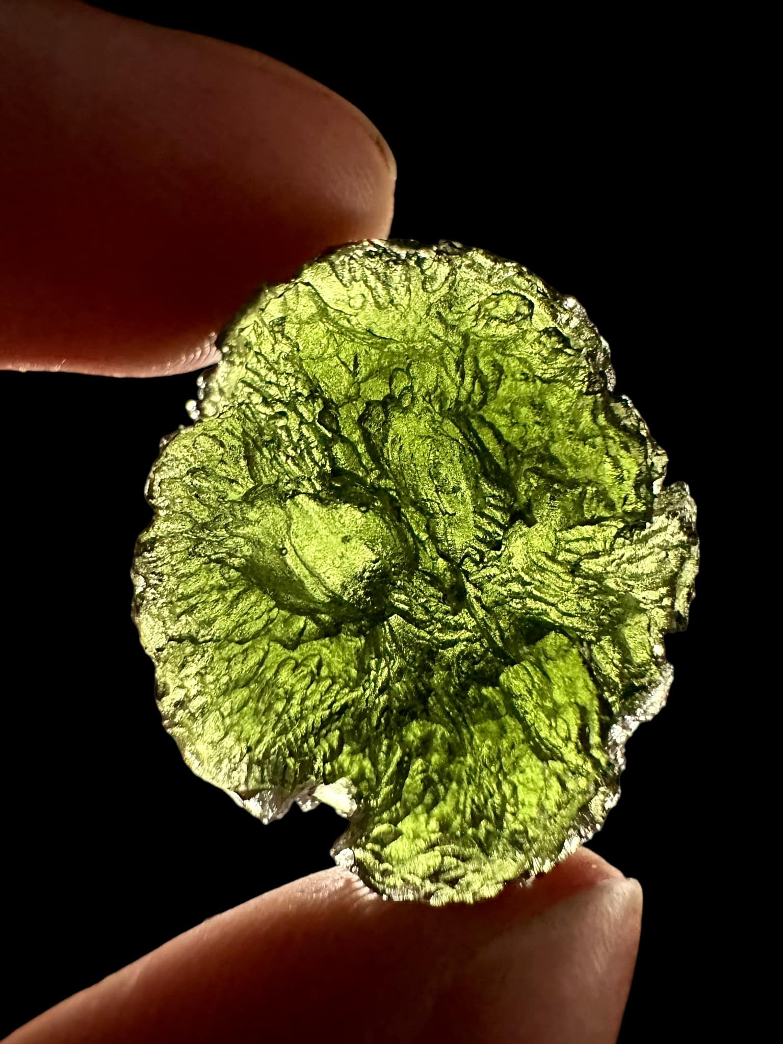 Moldavite – Chlum nad Malsi – 9,2g - V1609