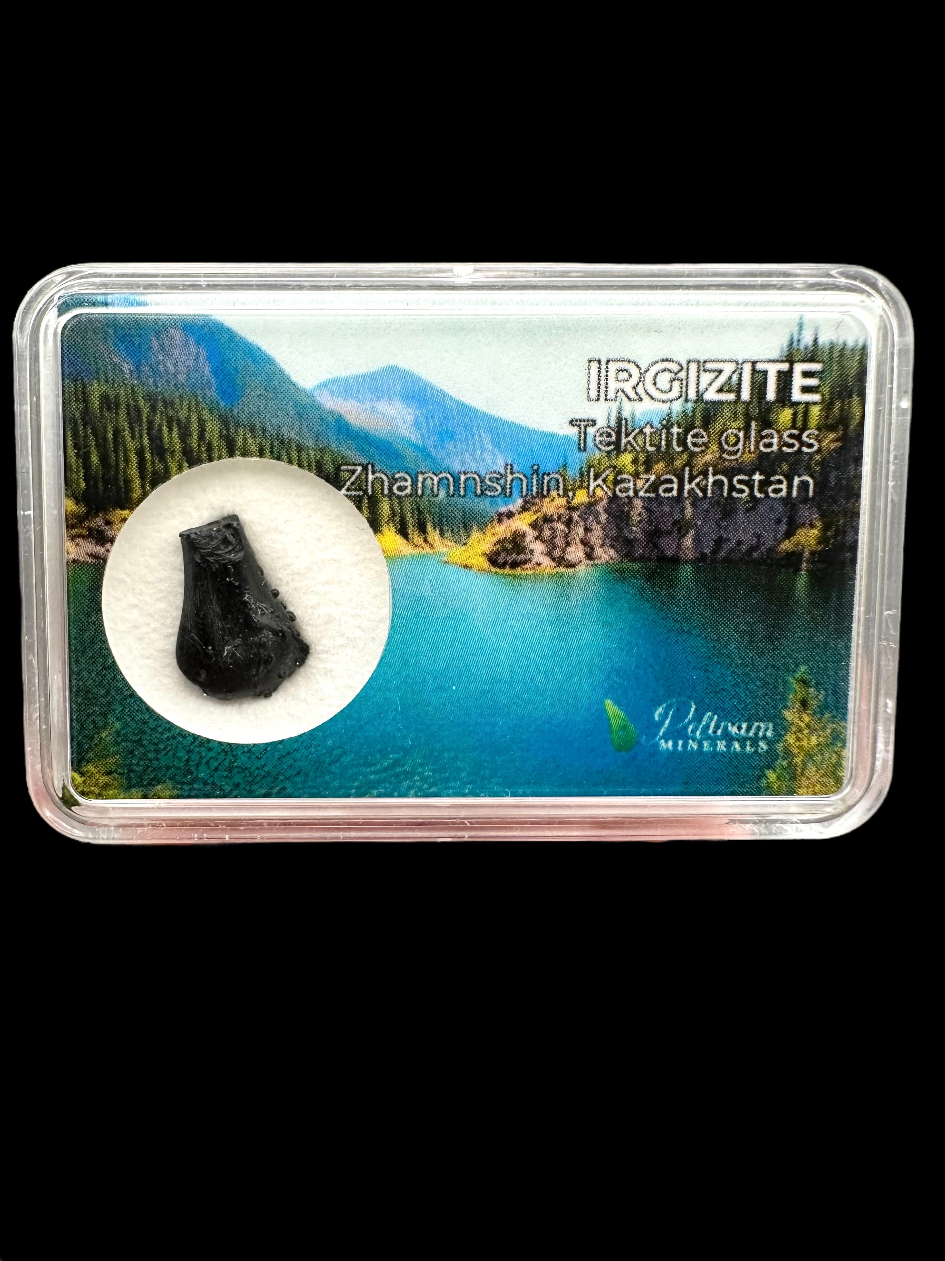 Irgizite in box – Zhamanshin, Kazakhstan